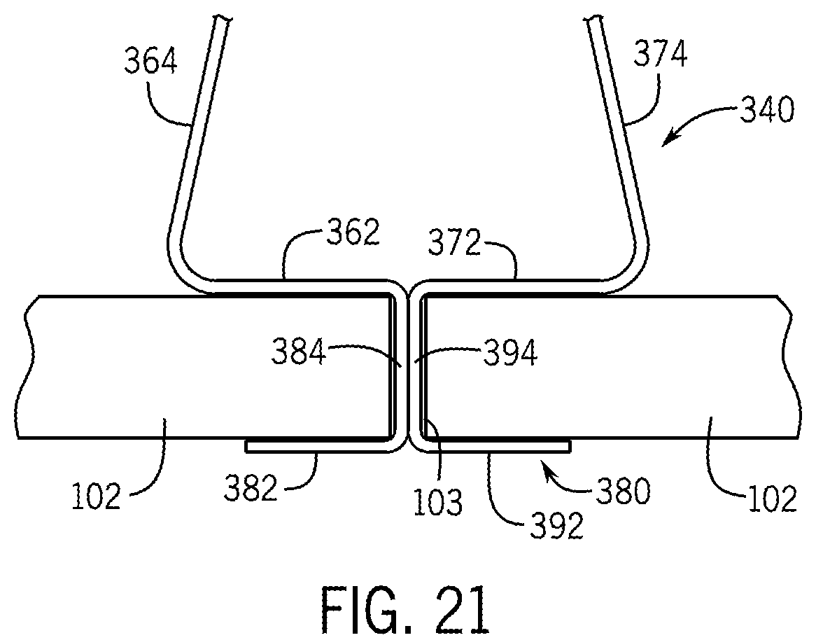 Patent US12137808 Figure 11 – Headboard assembly for modular bed frame