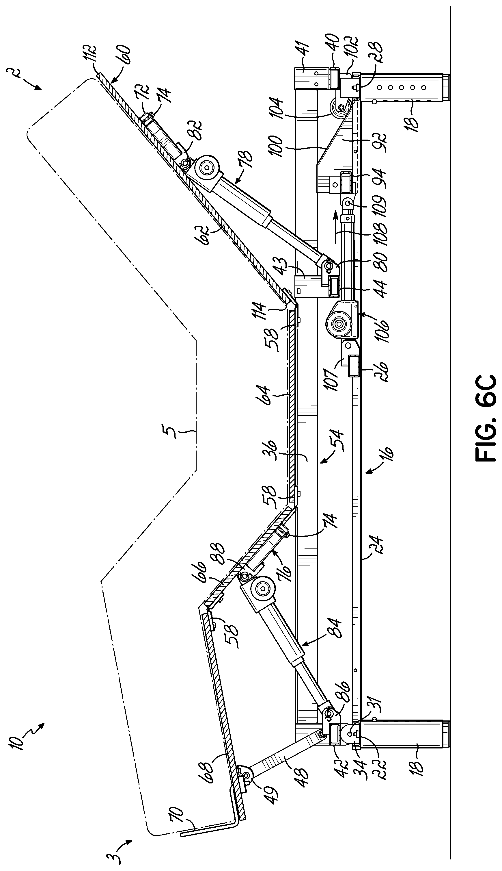Patent US12137809 Figure 9 – Adjustable bed base with incline/decline feature