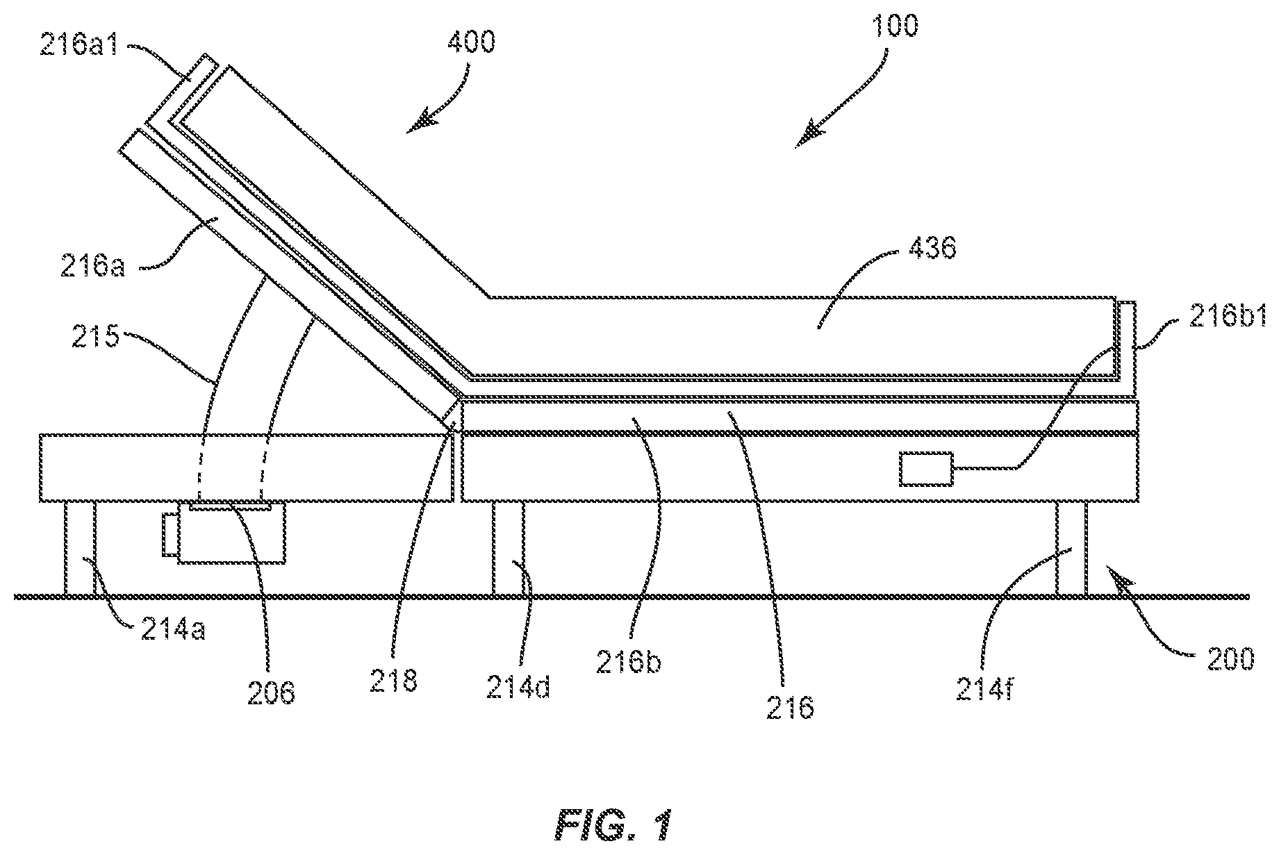 Patent US12137810 — Bedding system, kit and method — Figure 1