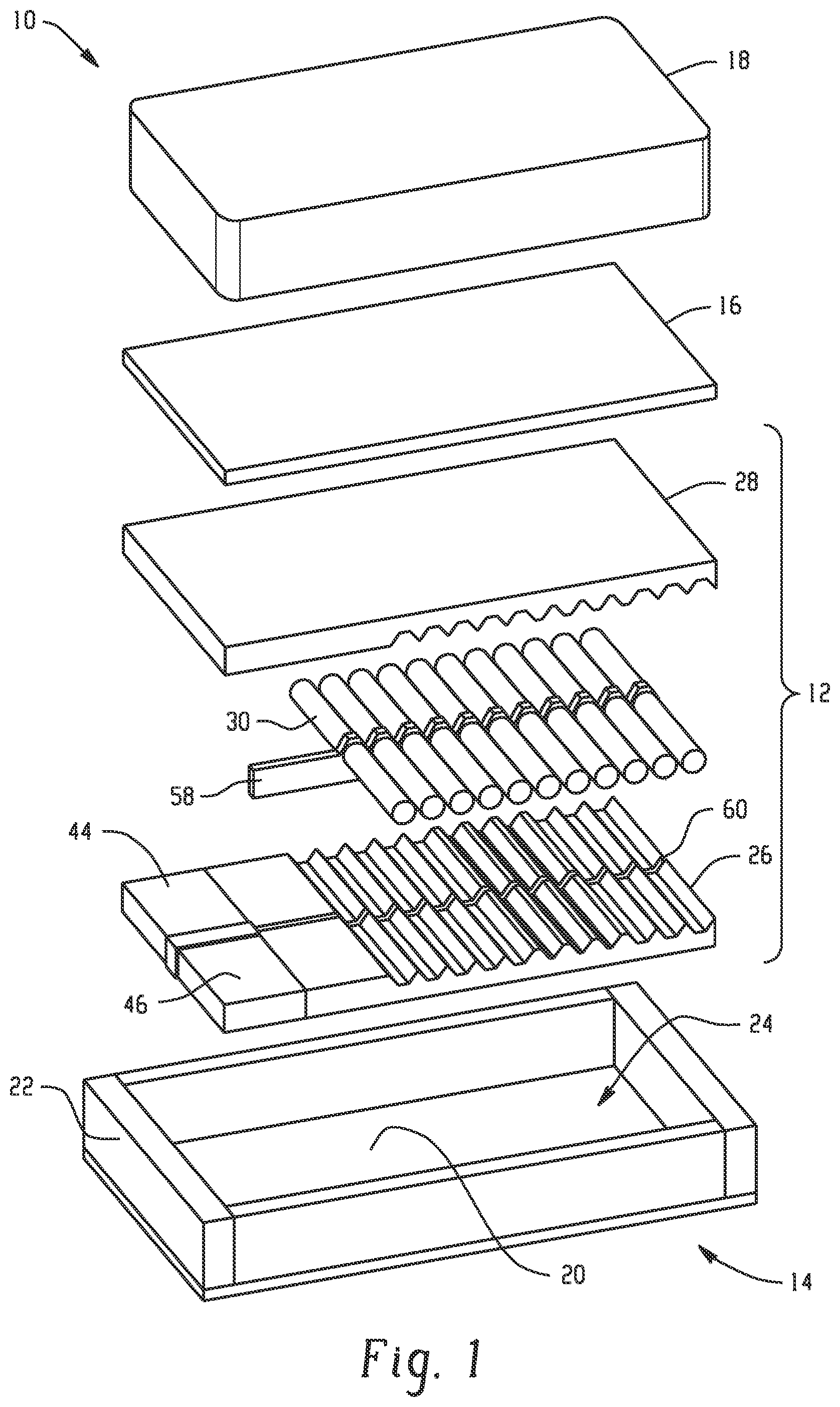 Patent US12137811 — Active comfort controlled bedding systems — Figure 1
