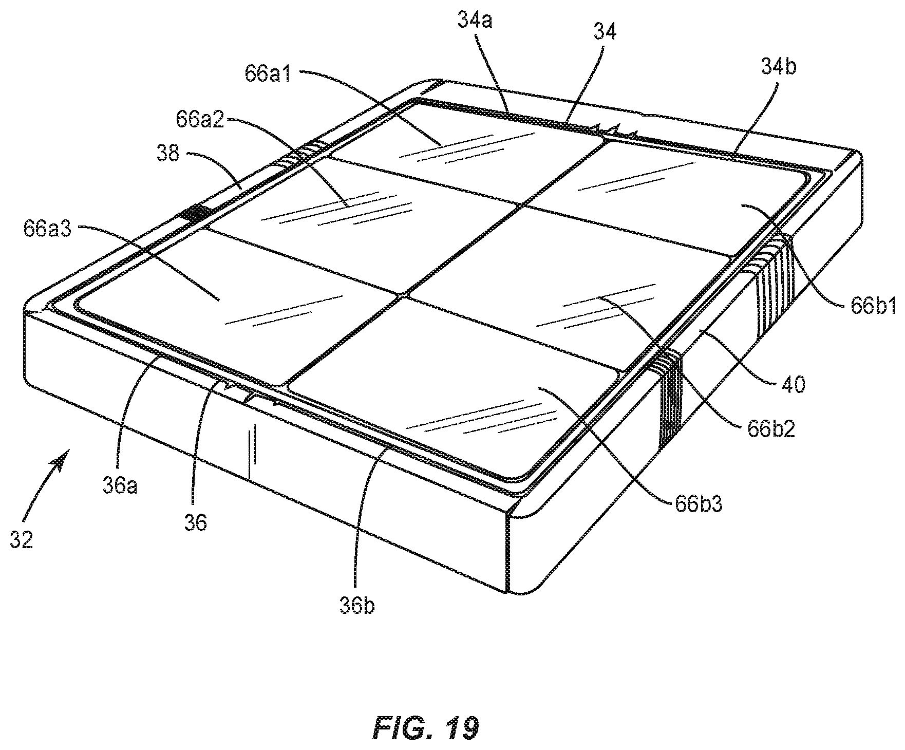Patent US12137812 Figure 18 – Mattress assembly and method