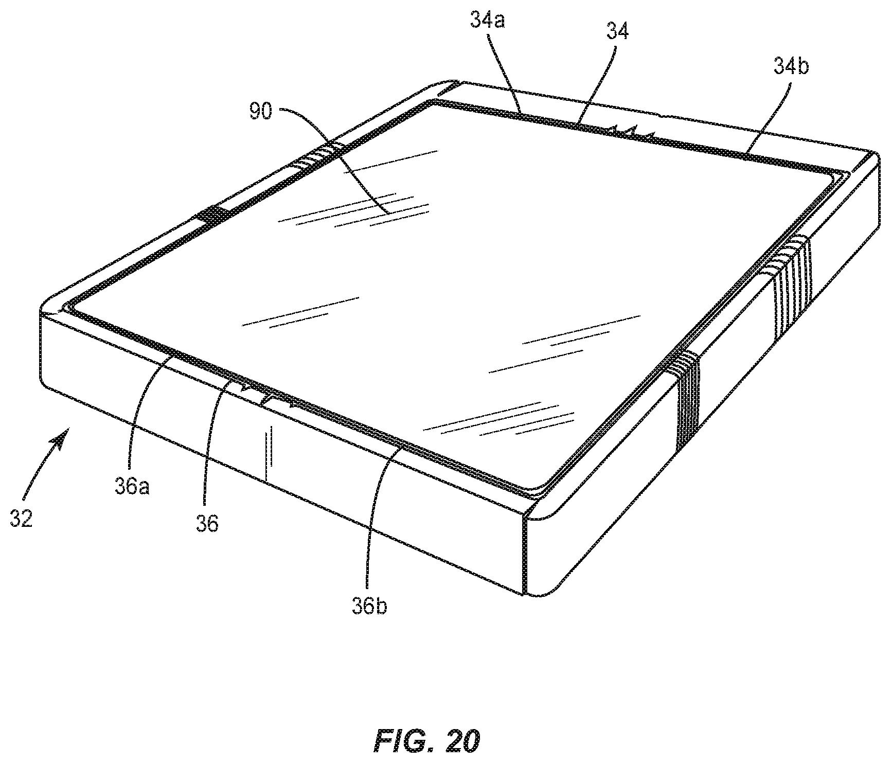 Patent US12137812 Figure 19 – Mattress assembly and method