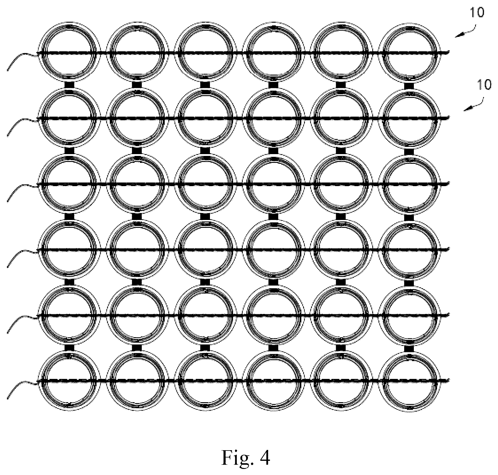 Patent US12137814 Figure 3 – Pocket spring string, pocket spring mattress core, and mattress