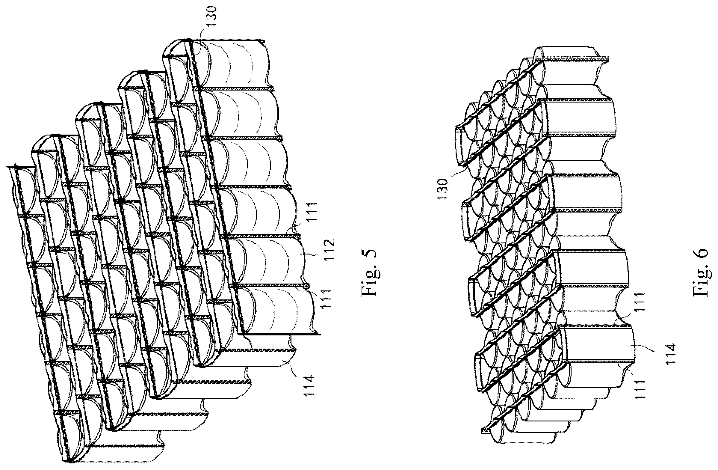 Patent US12137814 Figure 4 – Pocket spring string, pocket spring mattress core, and mattress