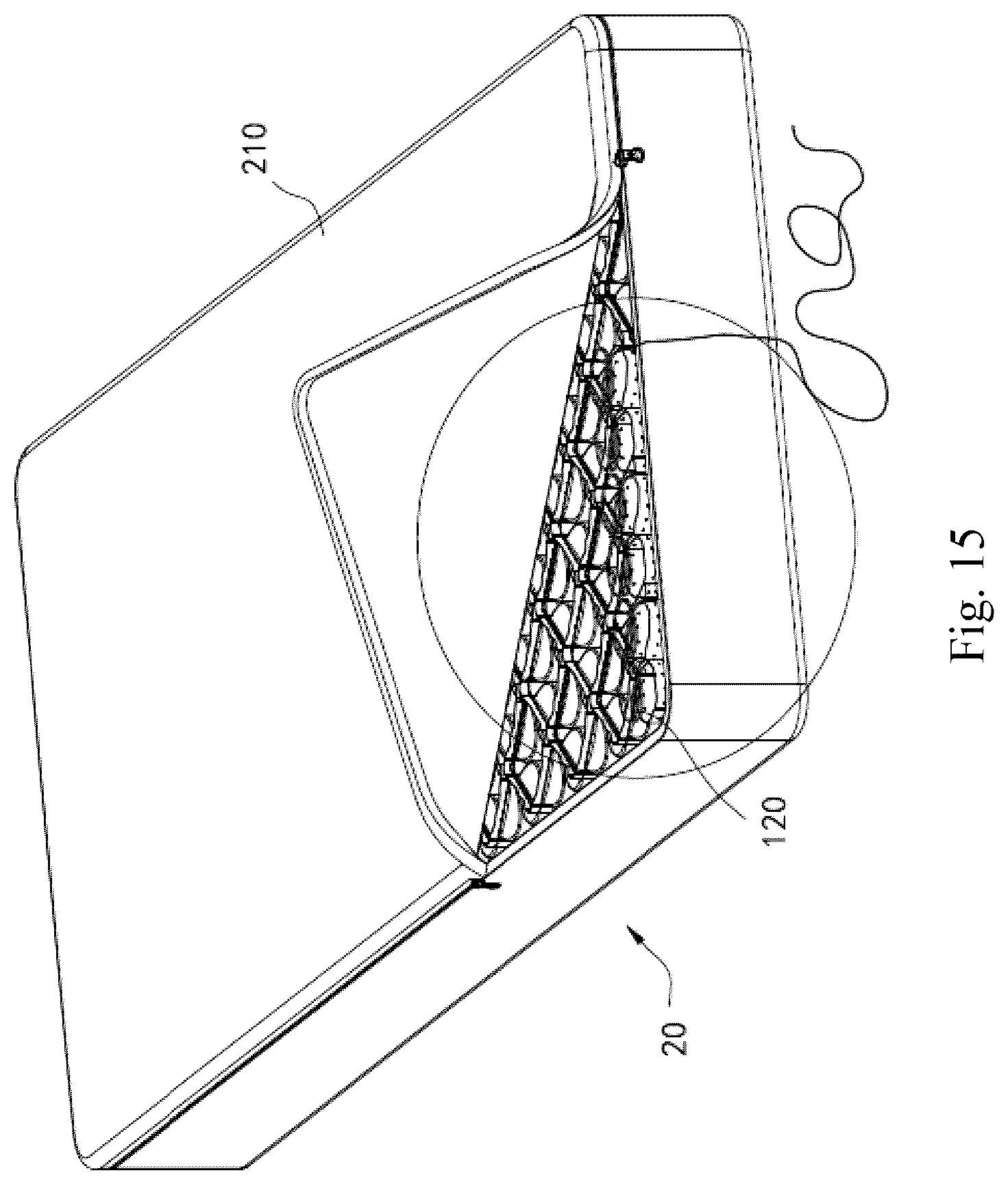 Patent US12137814 Figure 10 – Pocket spring string, pocket spring mattress core, and mattress