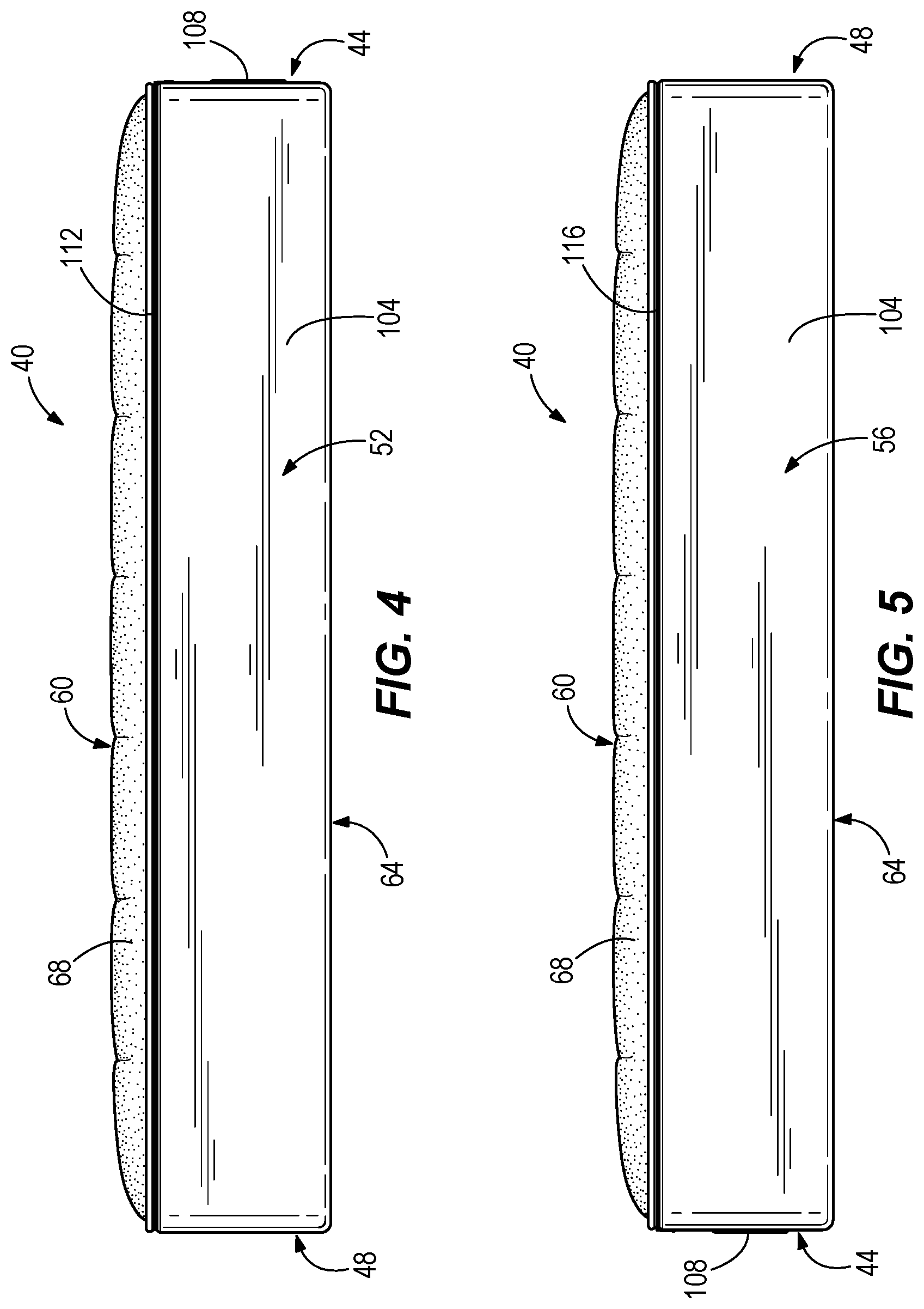 Patent US12137816 Figure 3 – Rearrangeable mattress with covered layers