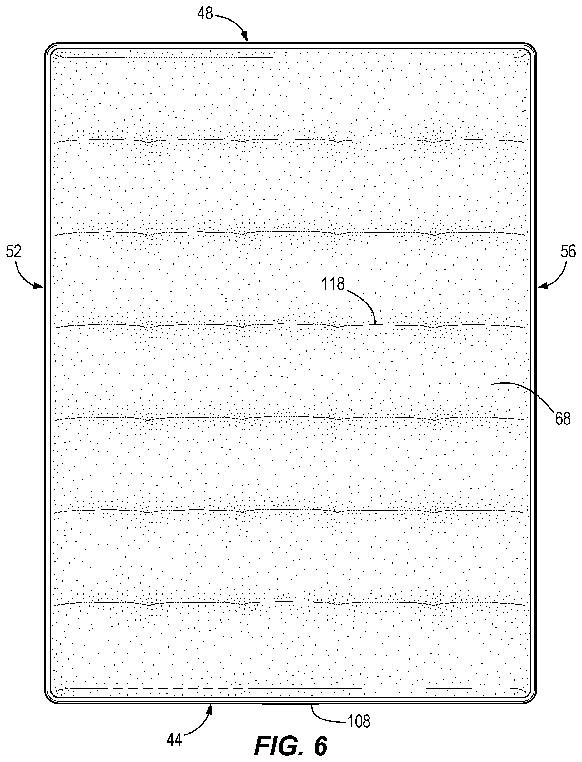 Patent US12137816 Figure 4 – Rearrangeable mattress with covered layers