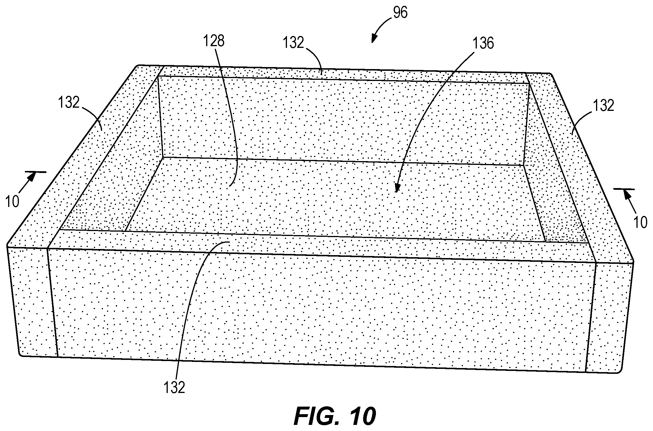 Patent US12137816 Figure 8 – Rearrangeable mattress with covered layers