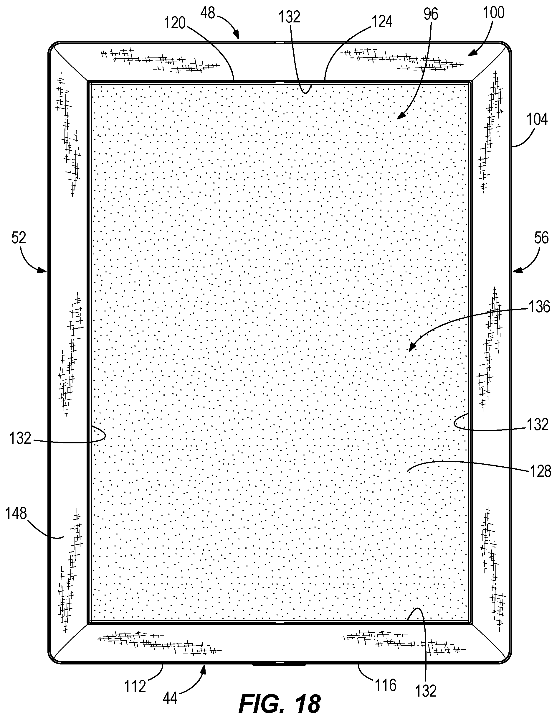 Patent US12137816 Figure 14 – Rearrangeable mattress with covered layers
