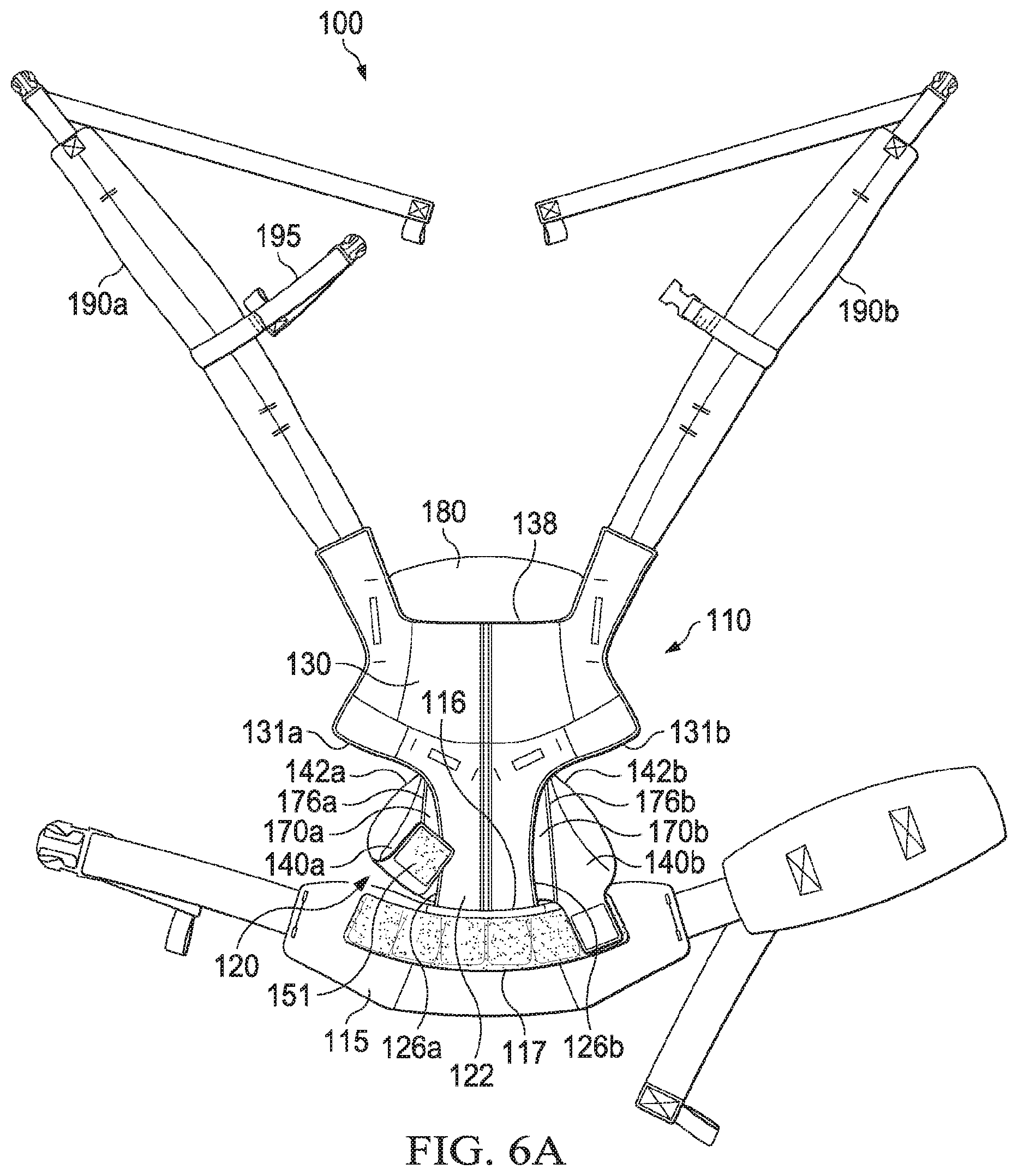 Patent US12137818 Figure 4 – Adjustable child carrier with multiple carry orientations