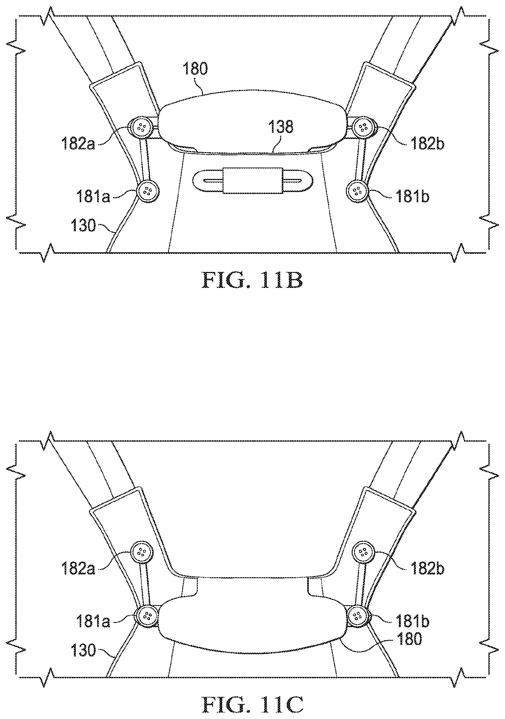 Patent US12137818 Figure 12 – Adjustable child carrier with multiple carry orientations
