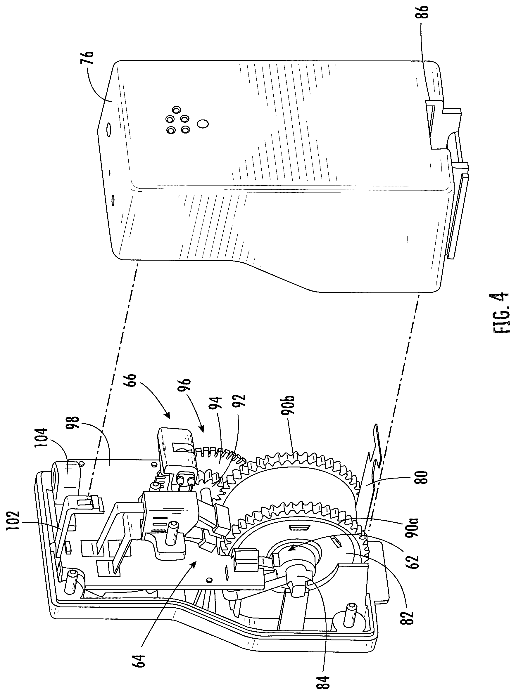 Patent US12137819 Figure 4 – Anti-theft pusher with incremental distance detection