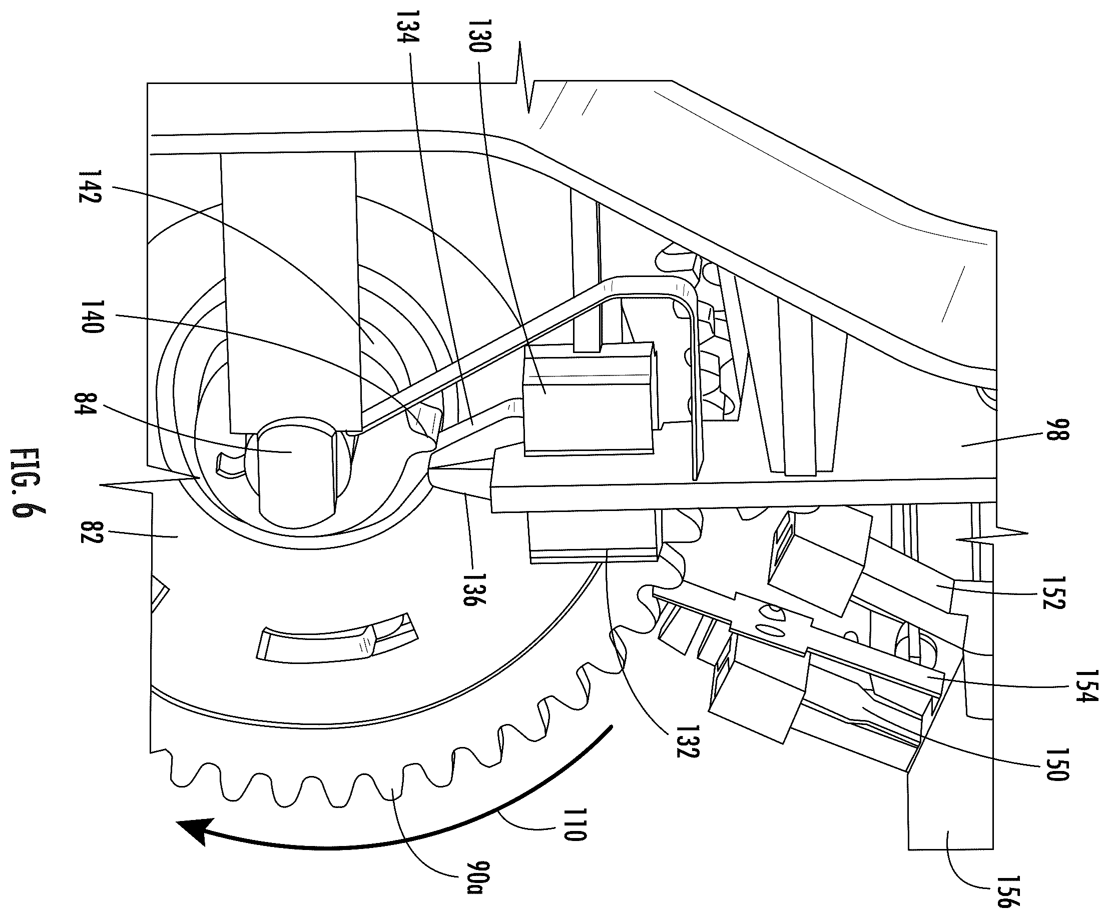 Patent US12137819 Figure 6 – Anti-theft pusher with incremental distance detection