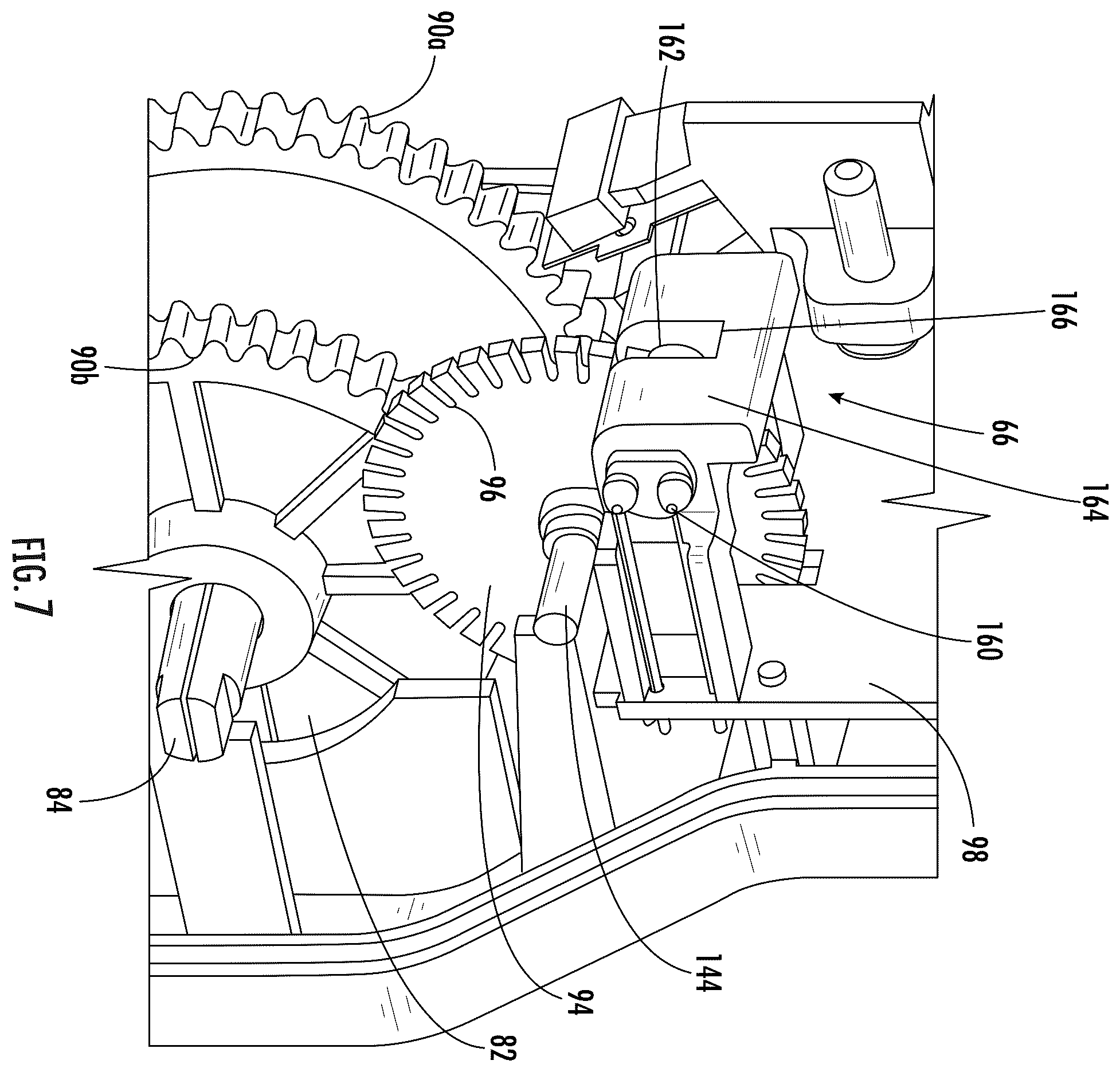 Patent US12137819 Figure 7 – Anti-theft pusher with incremental distance detection