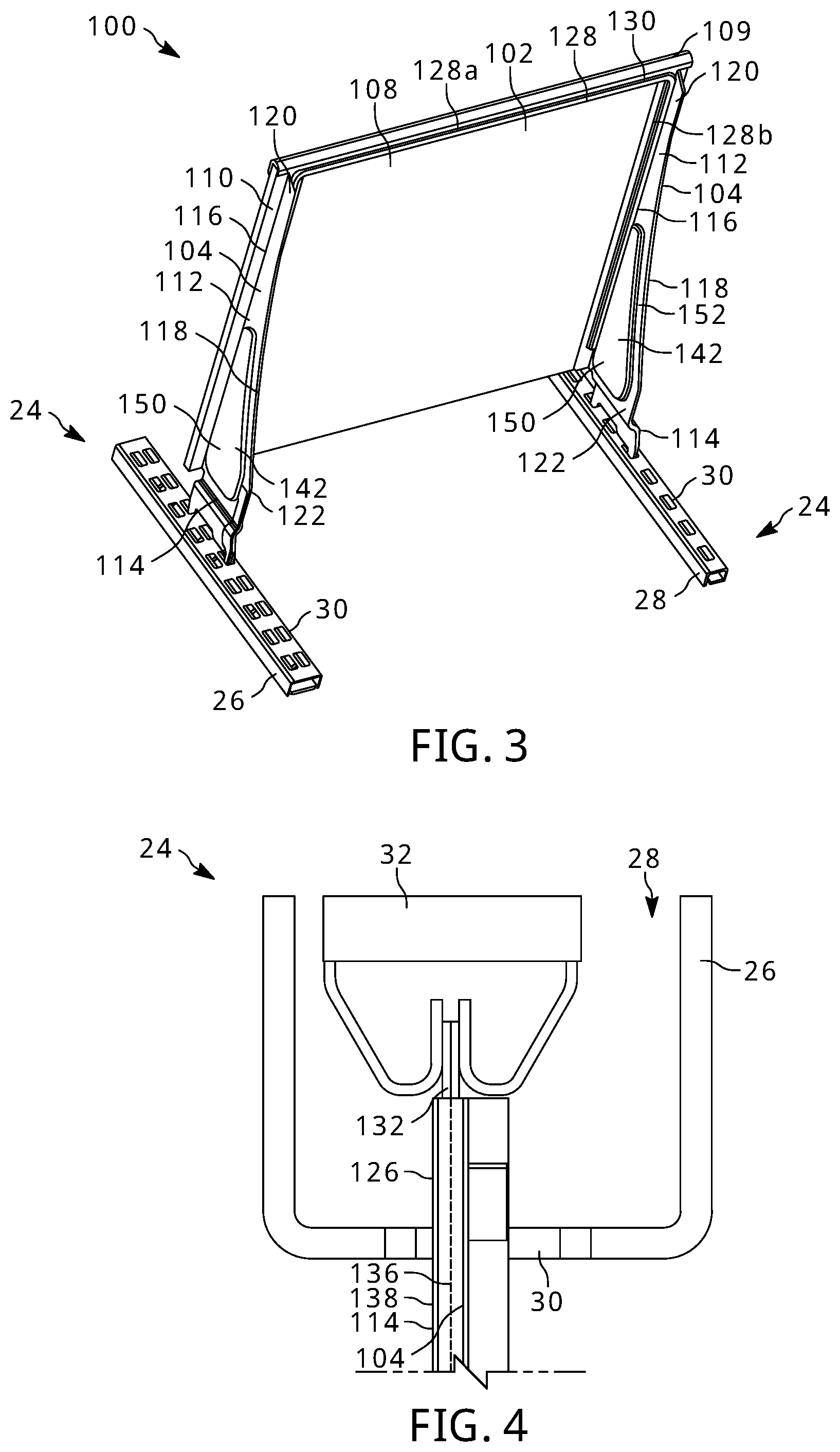 Patent US12137820 Figure 3 – Illuminated shelf assemblies