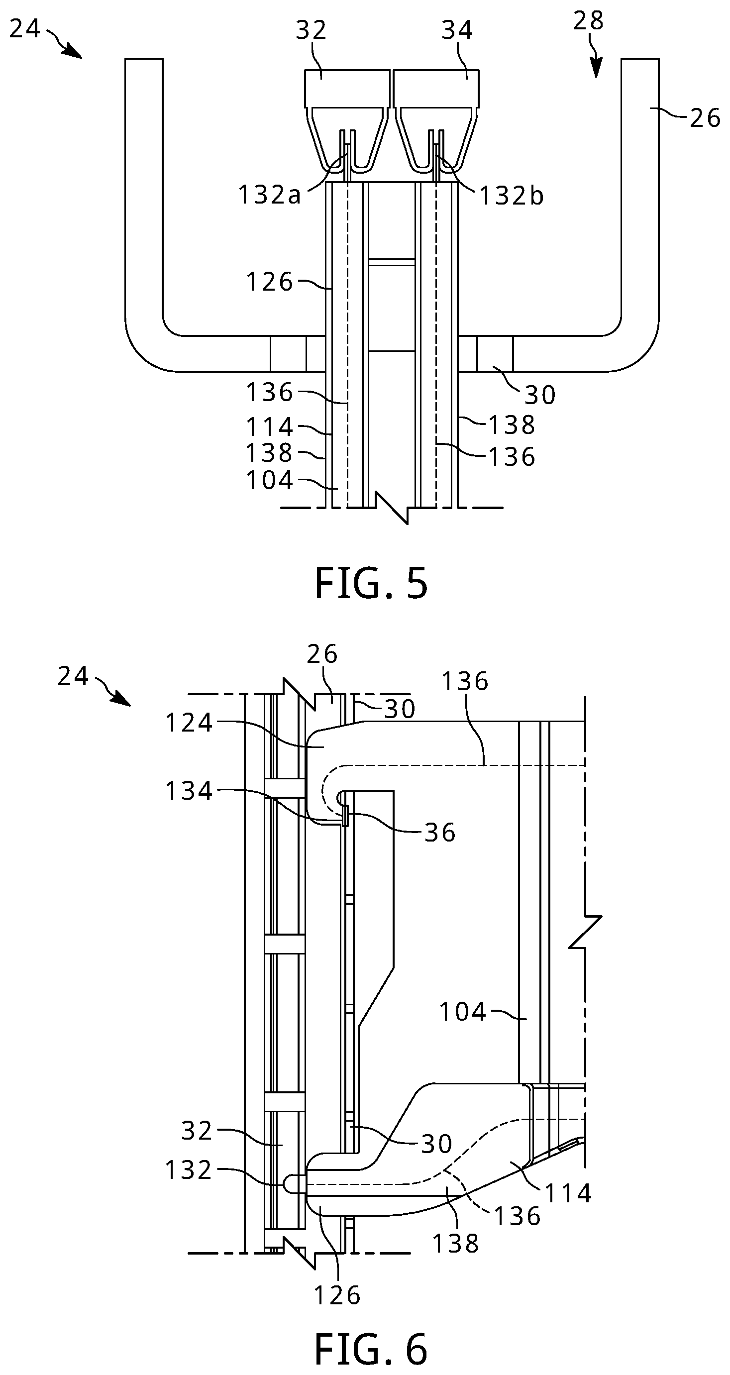 Patent US12137820 Figure 4 – Illuminated shelf assemblies