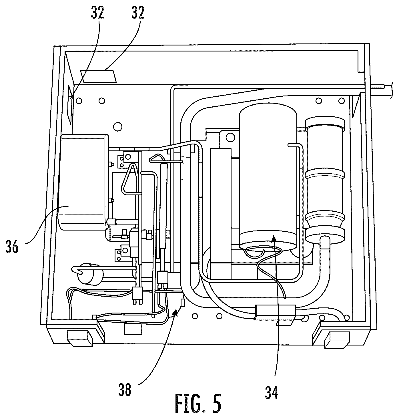 Patent US12137821 Figure 3 – Refrigerated display cabinet