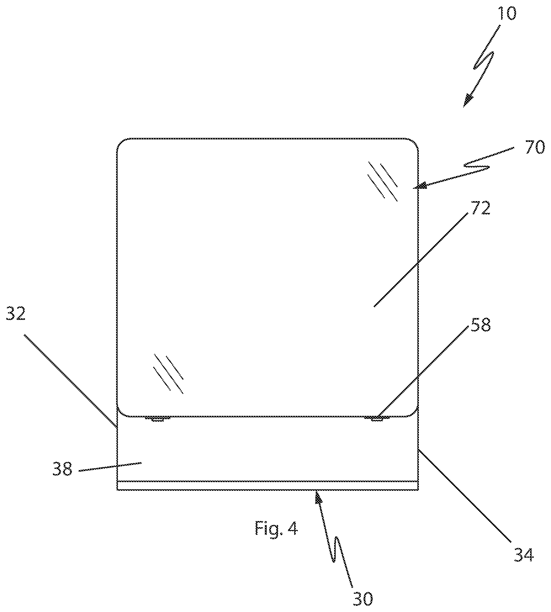 Patent US12137823 Figure 3 – Pizza display case