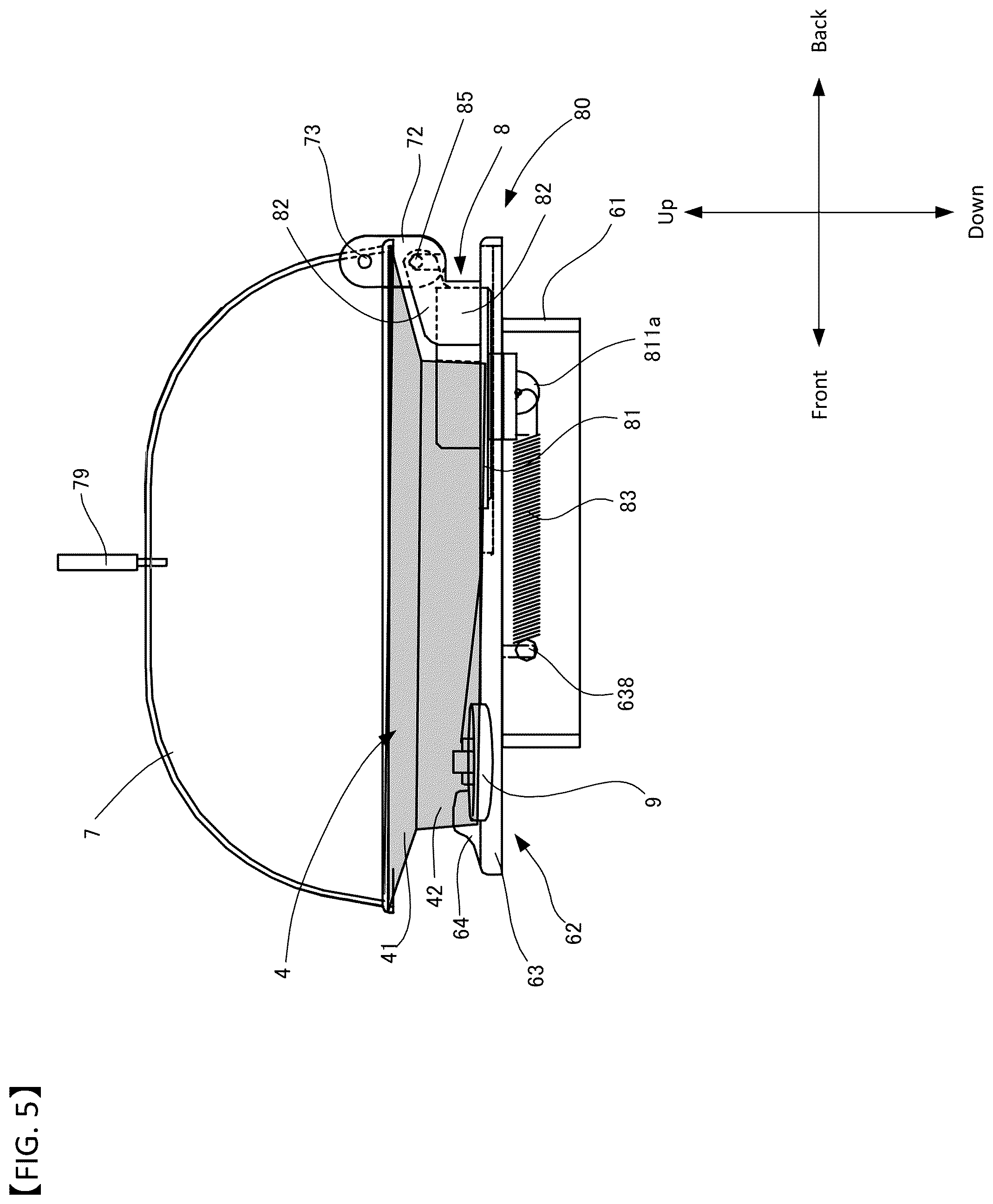 Patent US12137824 Figure 5 – Housing body