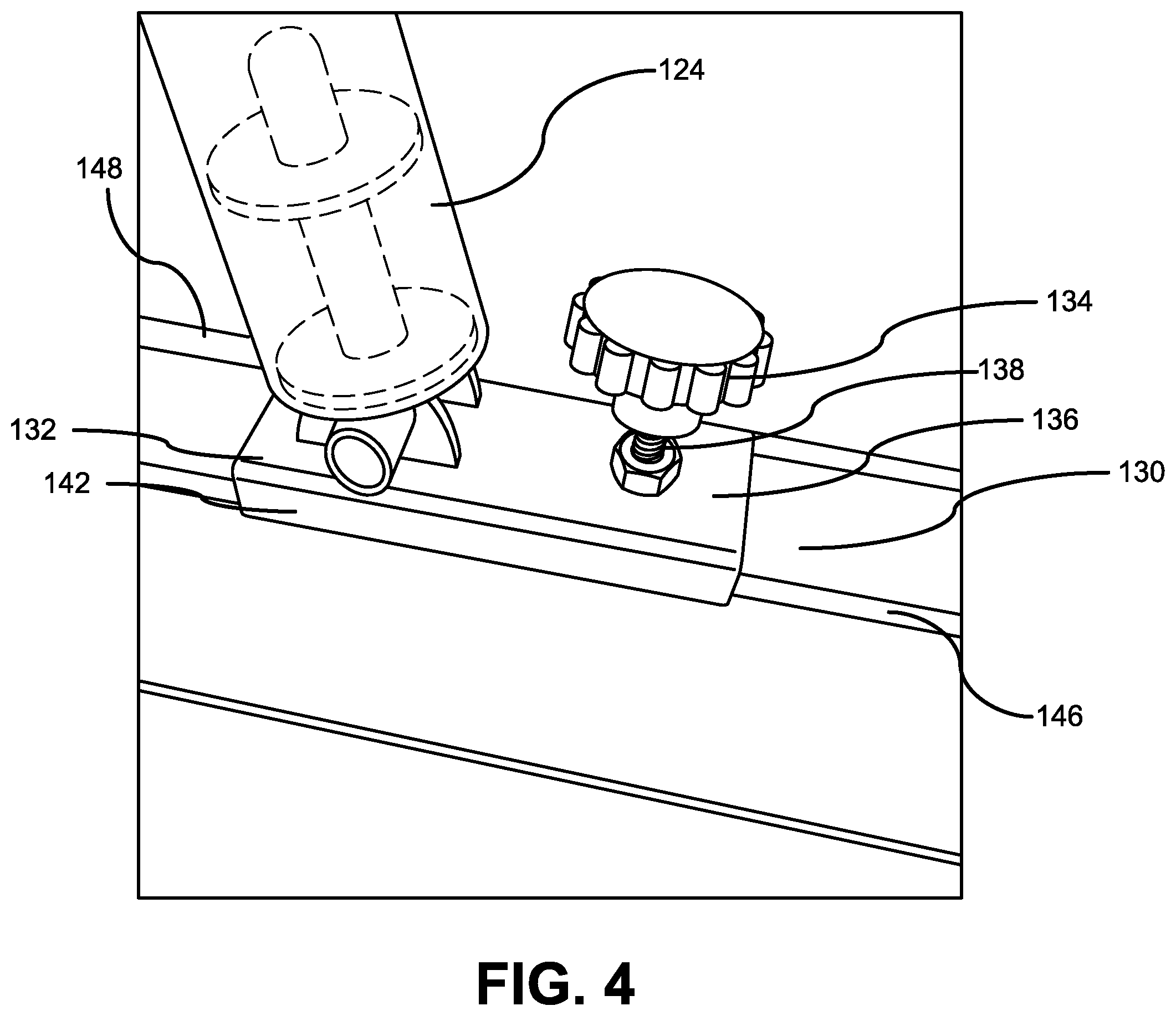 Patent US12137828 Figure 4 – Decorative light frame device