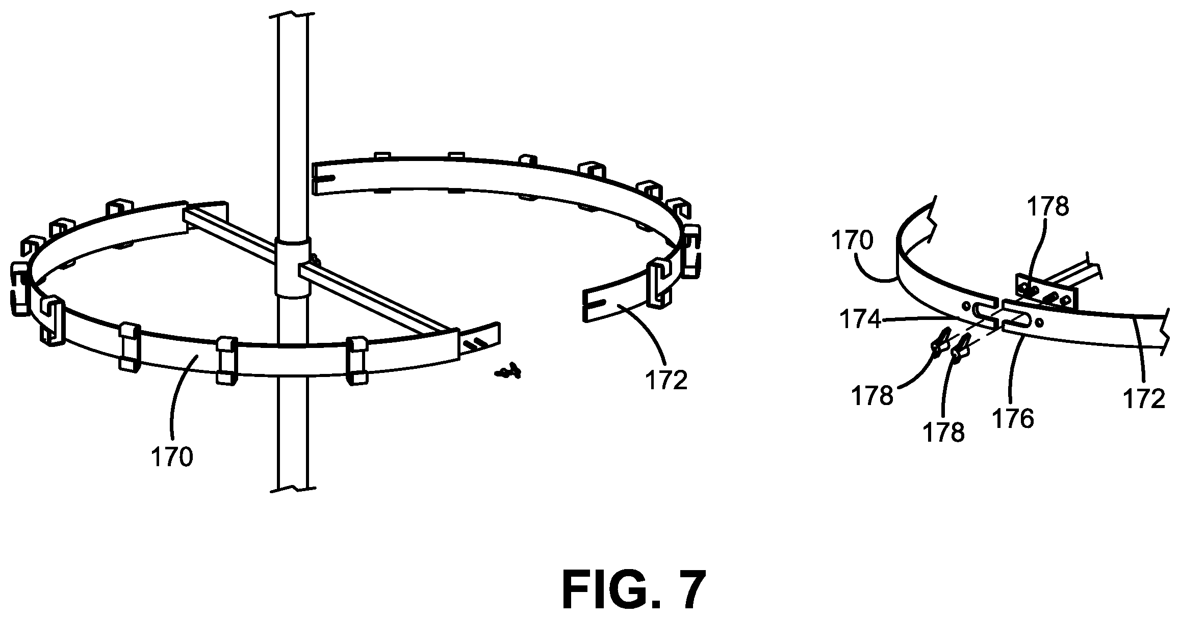 Patent US12137828 Figure 7 – Decorative light frame device