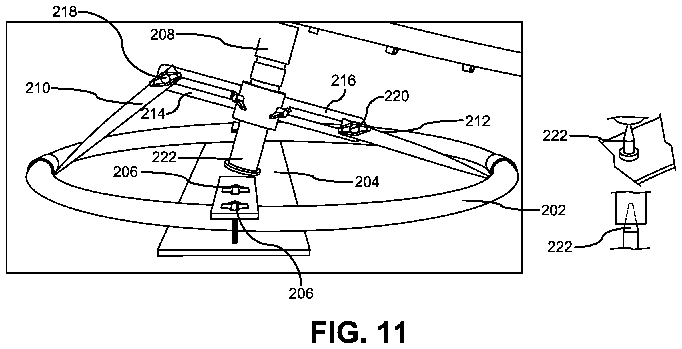 Patent US12137828 Figure 11 – Decorative light frame device