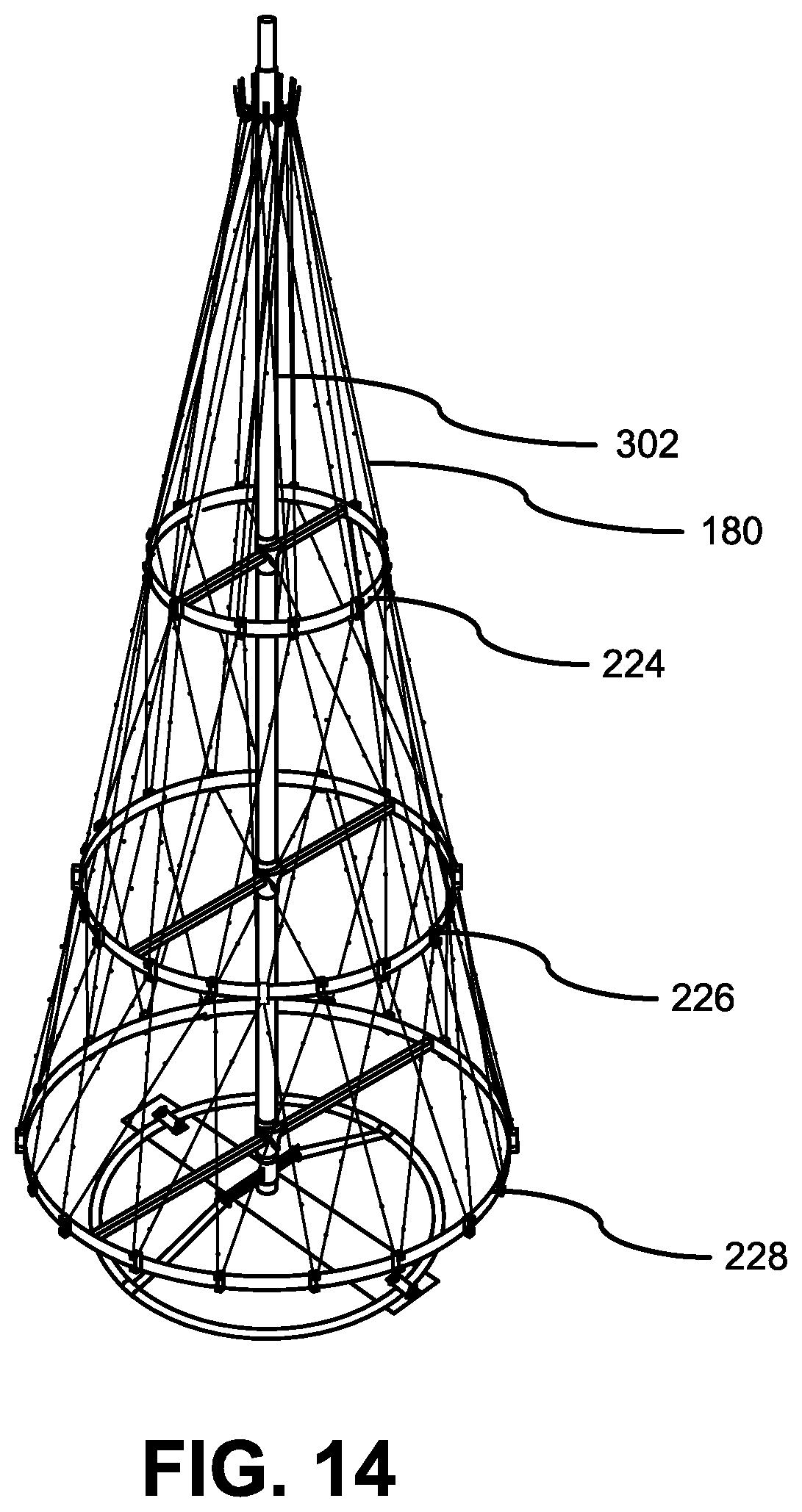 Patent US12137828 Figure 14 – Decorative light frame device
