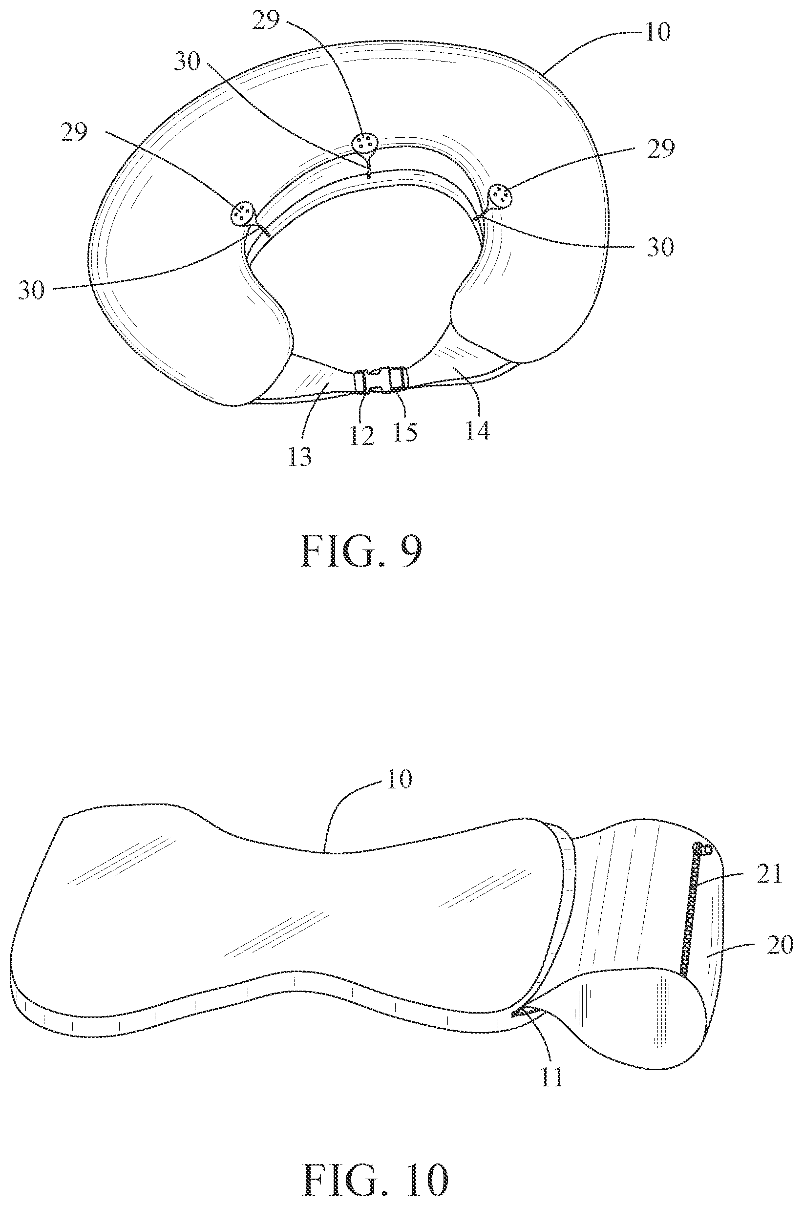 Patent US12137829 Figure 5 – Multifunctional pillow