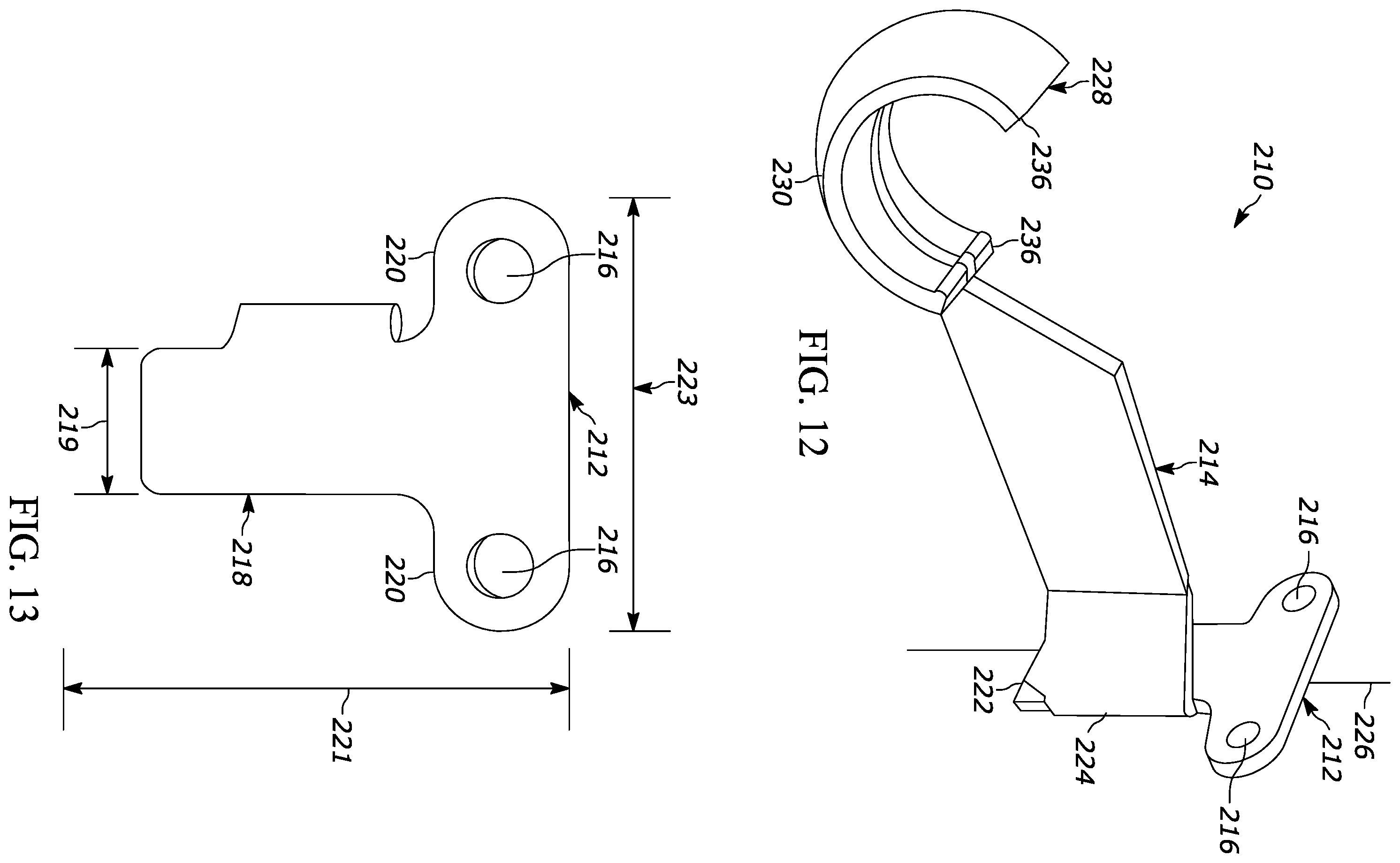 Patent US12137831 Figure 7 – Bracket for surface mounting