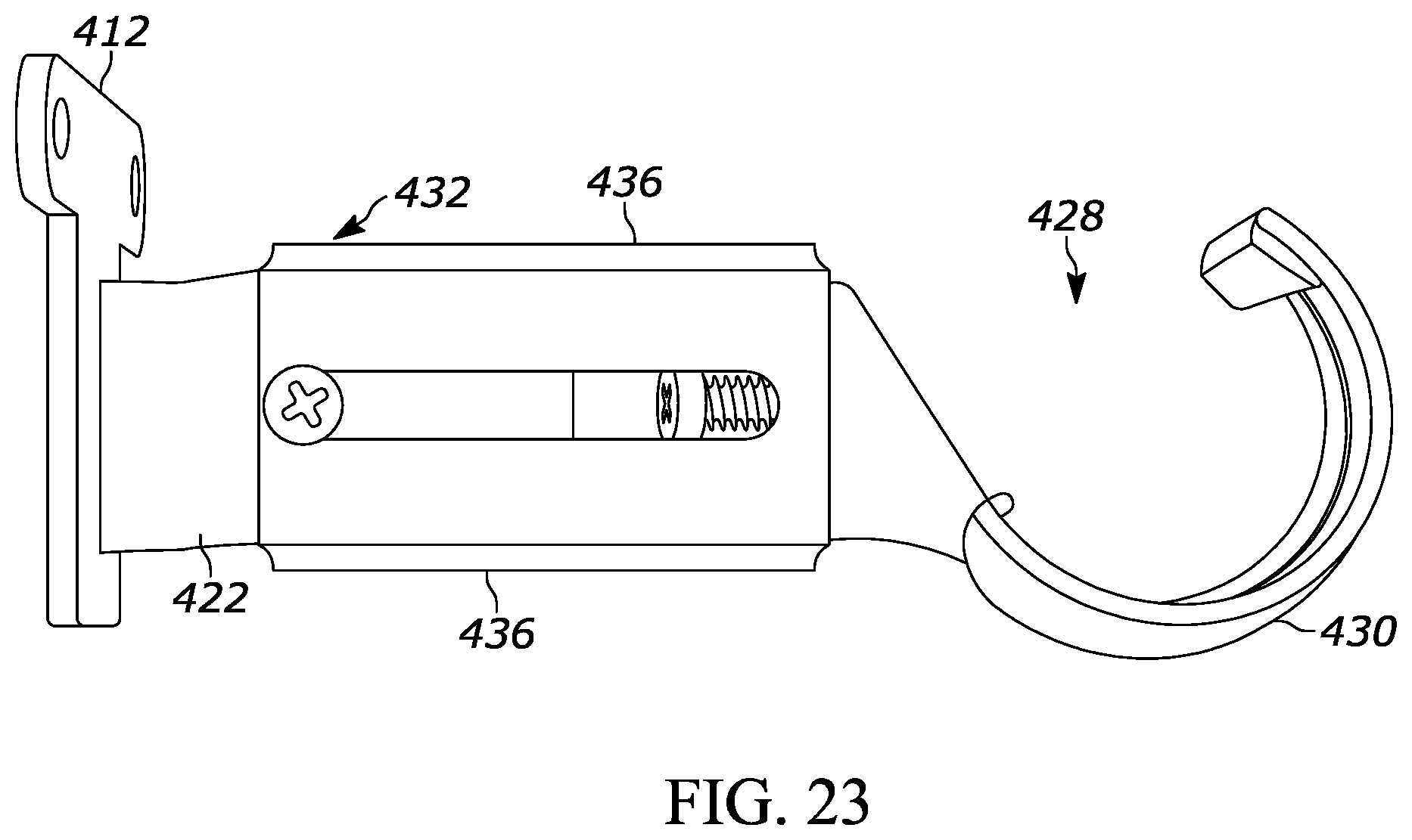 Patent US12137831 Figure 15 – Bracket for surface mounting