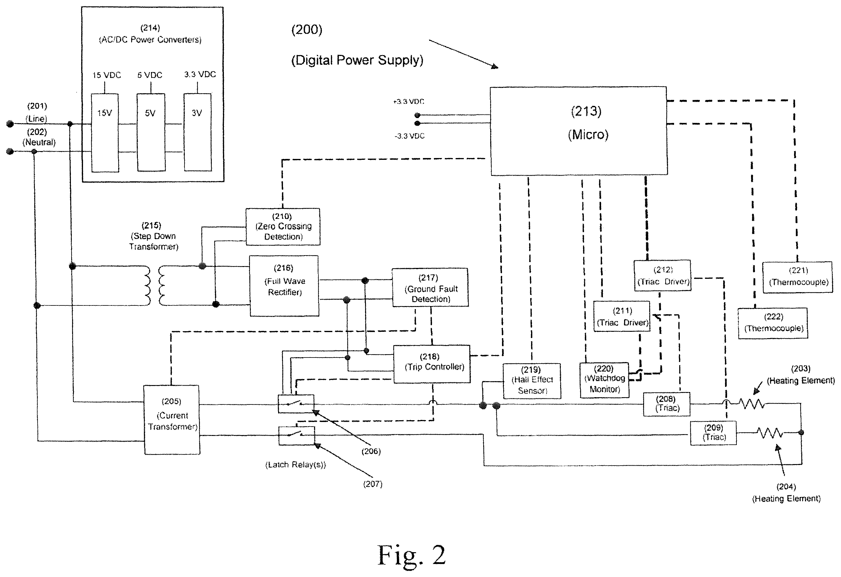 Patent US12137832 Figure 3 – Digital power supply