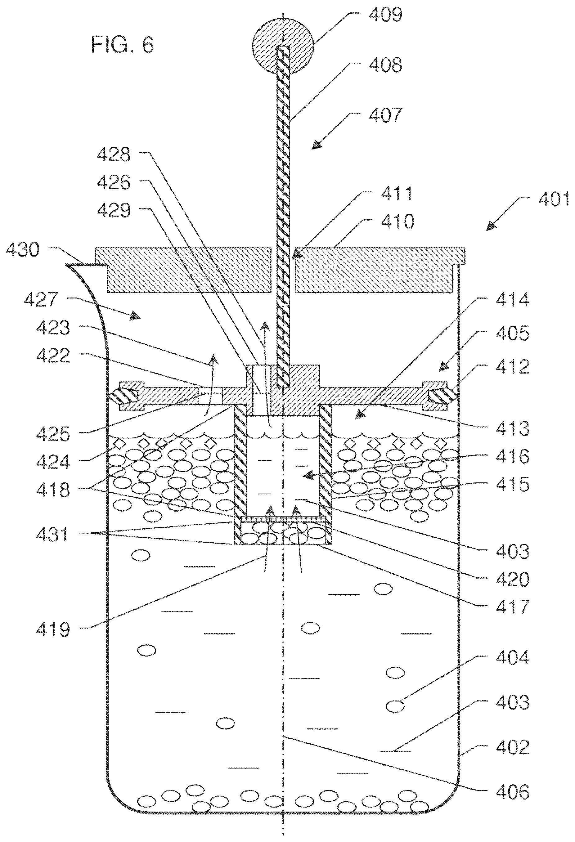 Patent US12137833 Figure 6 – Devices and methods for filtering a liquid