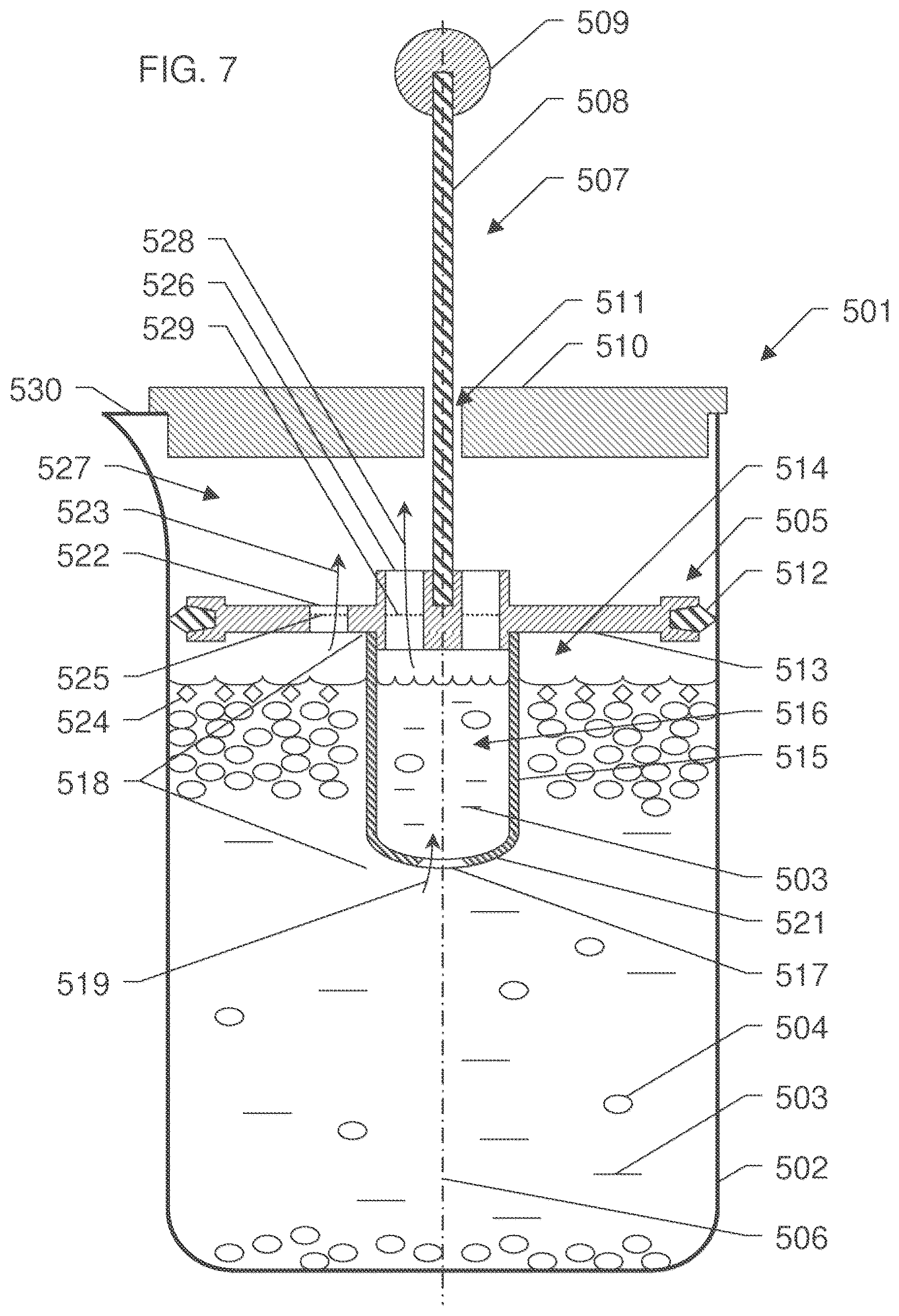 Patent US12137833 Figure 7 – Devices and methods for filtering a liquid