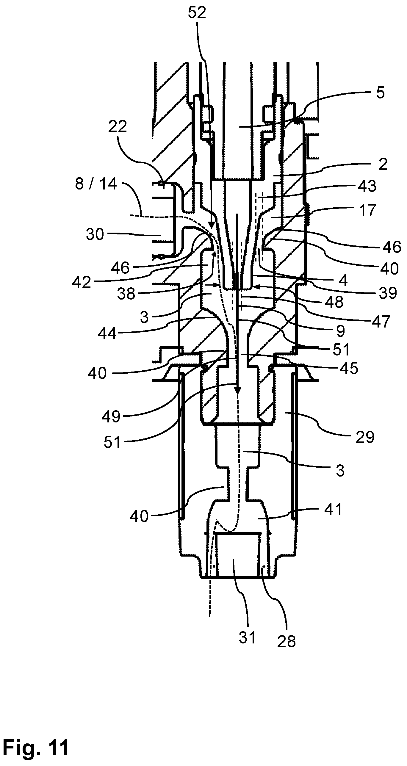 Patent US12137834 Figure 5 – Milk delivery apparatus for a fully automatic coffee machine and corresponding process