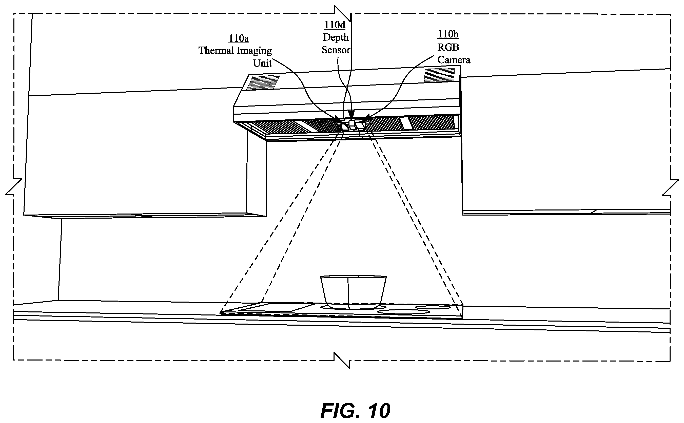 Patent US12137837 Figure 10 – Systems and methods for real-time monitoring of boiling fluid for food processing assistance