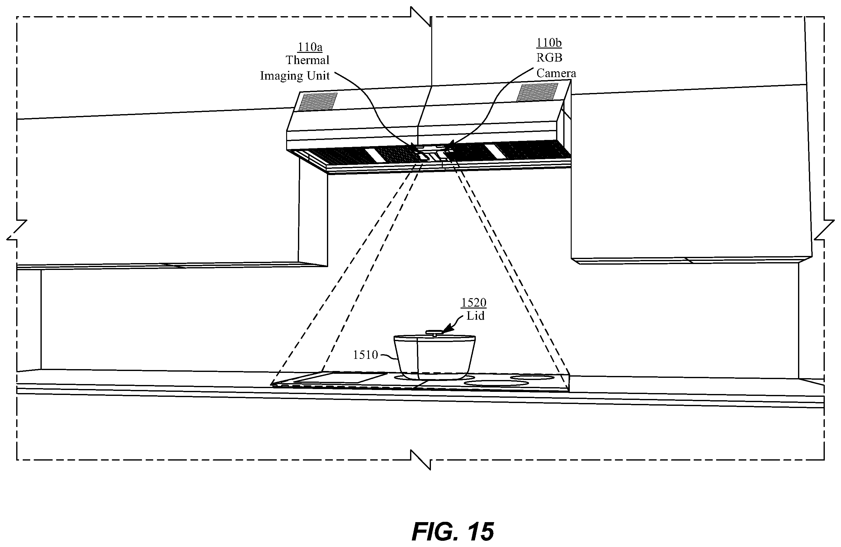 Patent US12137837 Figure 15 – Systems and methods for real-time monitoring of boiling fluid for food processing assistance