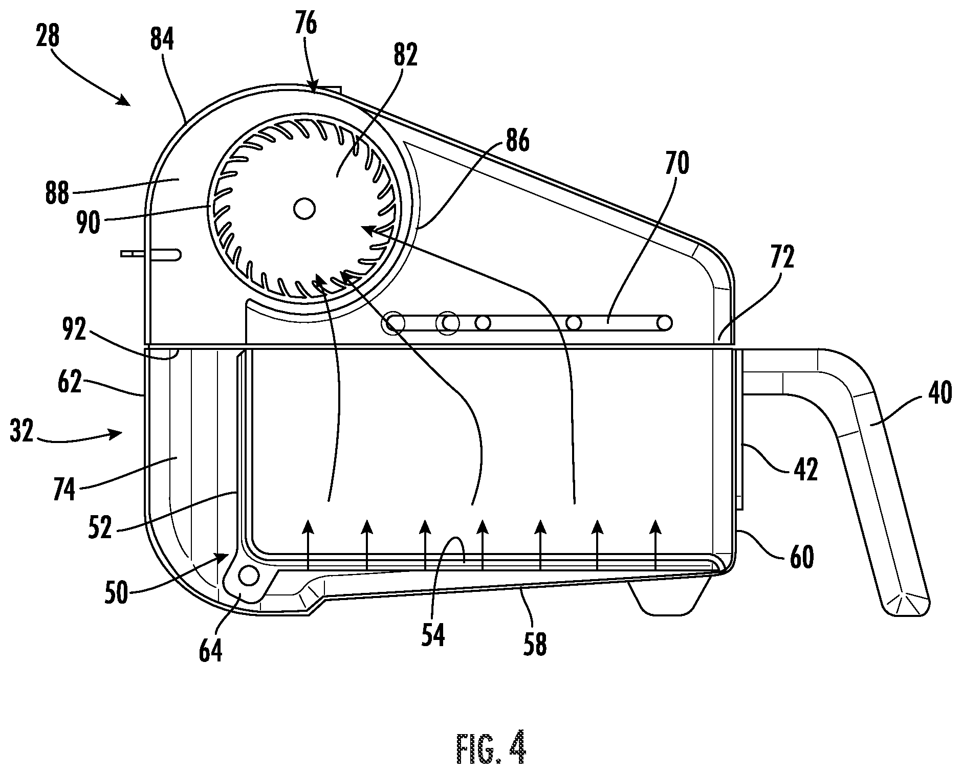 Patent US12137838 Figure 4 – Cooking device and components thereof