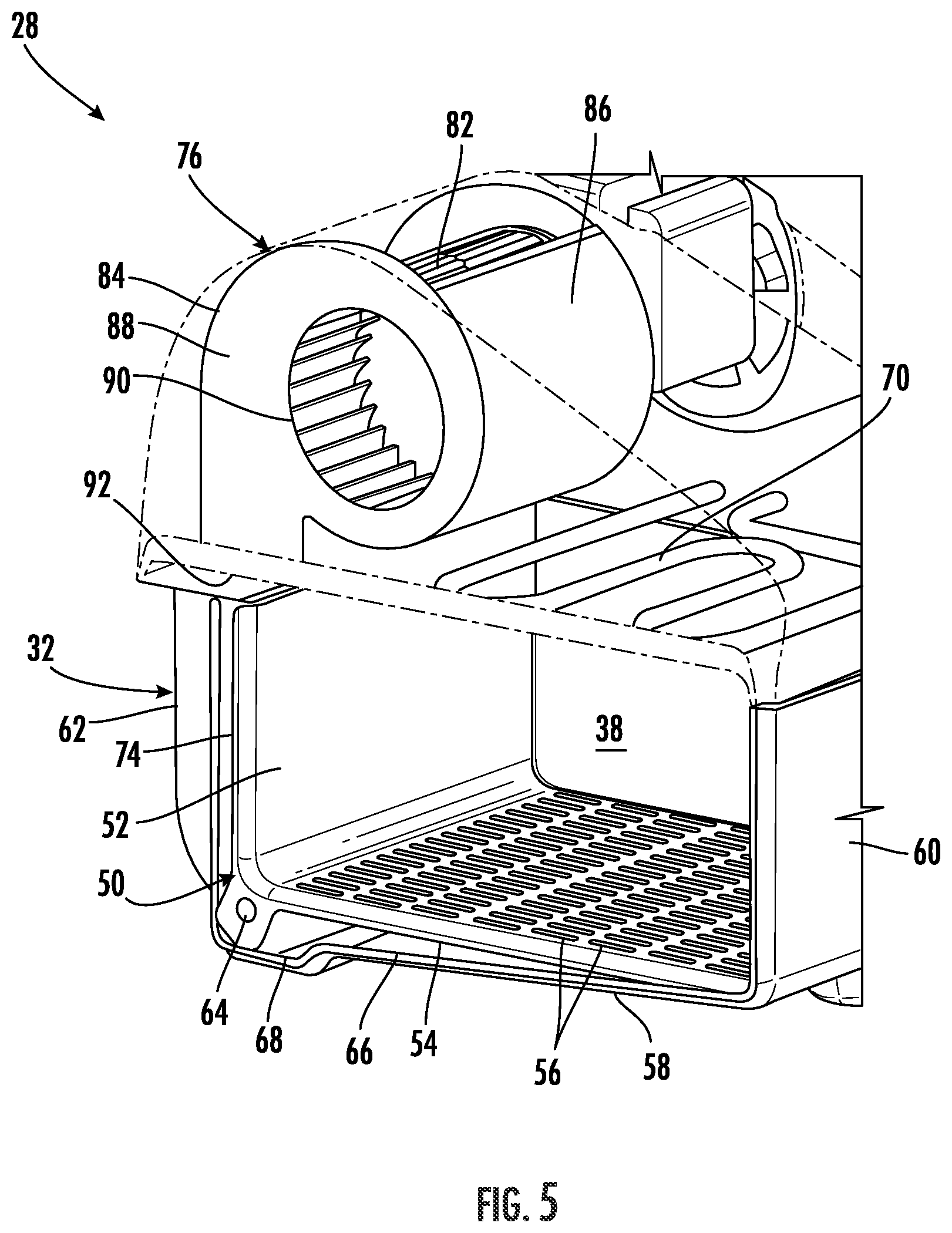 Patent US12137838 Figure 5 – Cooking device and components thereof