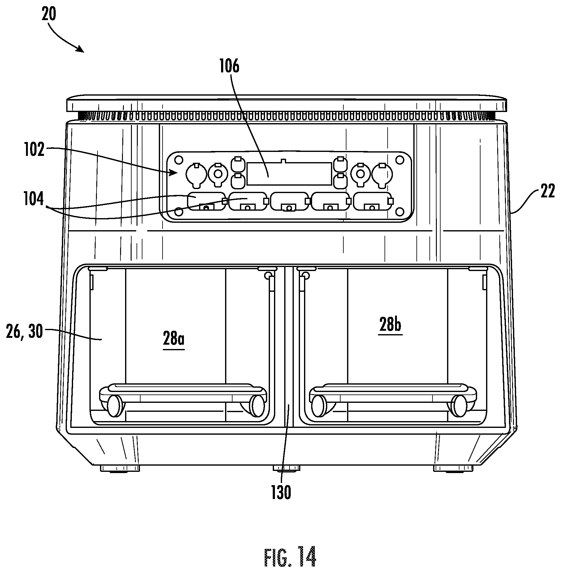 Patent US12137838 Figure 14 – Cooking device and components thereof