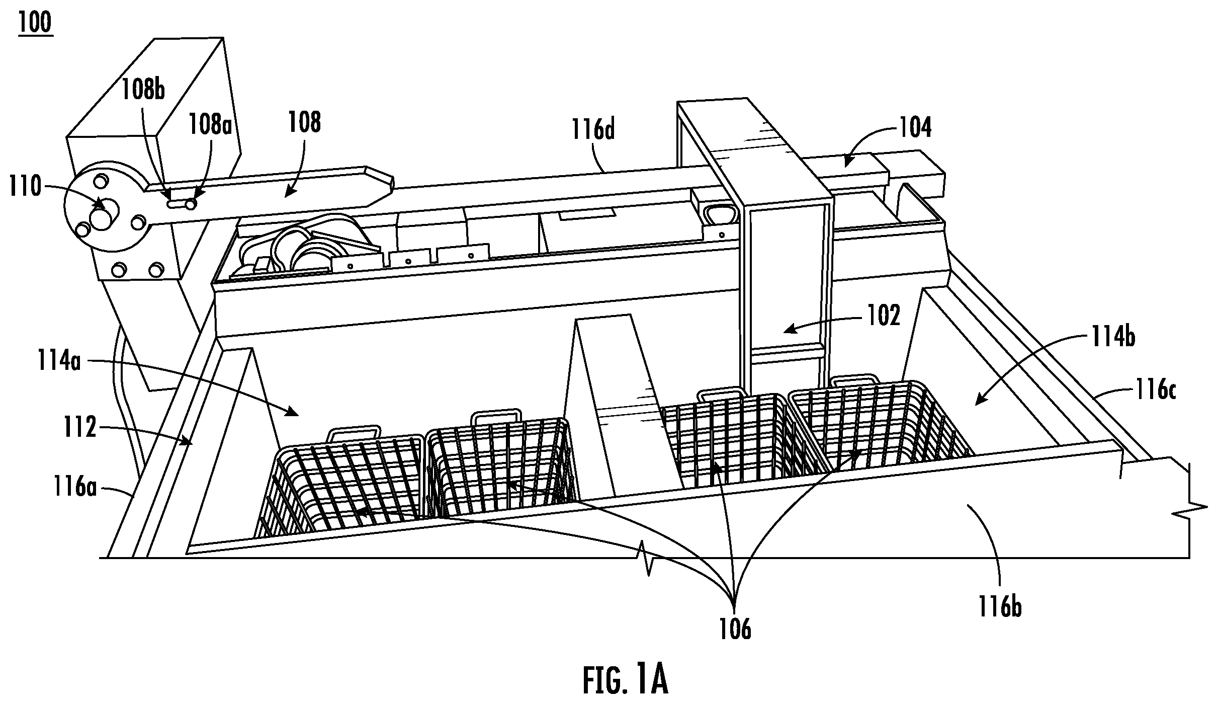 Patent US12137839 — Automated food preparation system — Figure 1