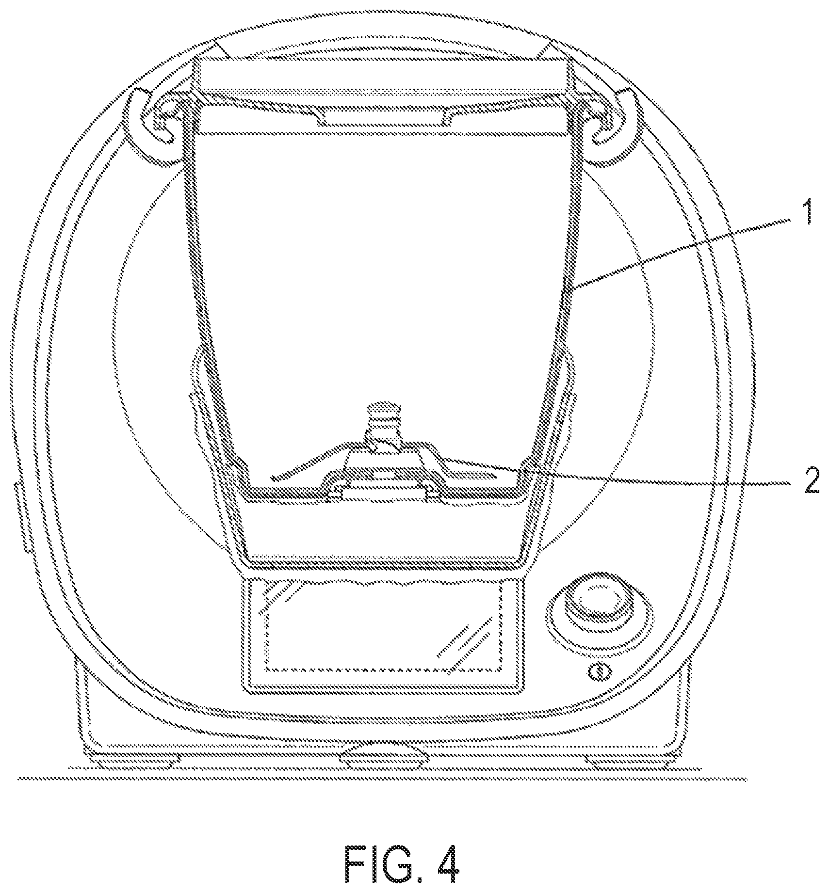Patent US12137840 Figure 3 – Food preparation appliance with a detachable tool