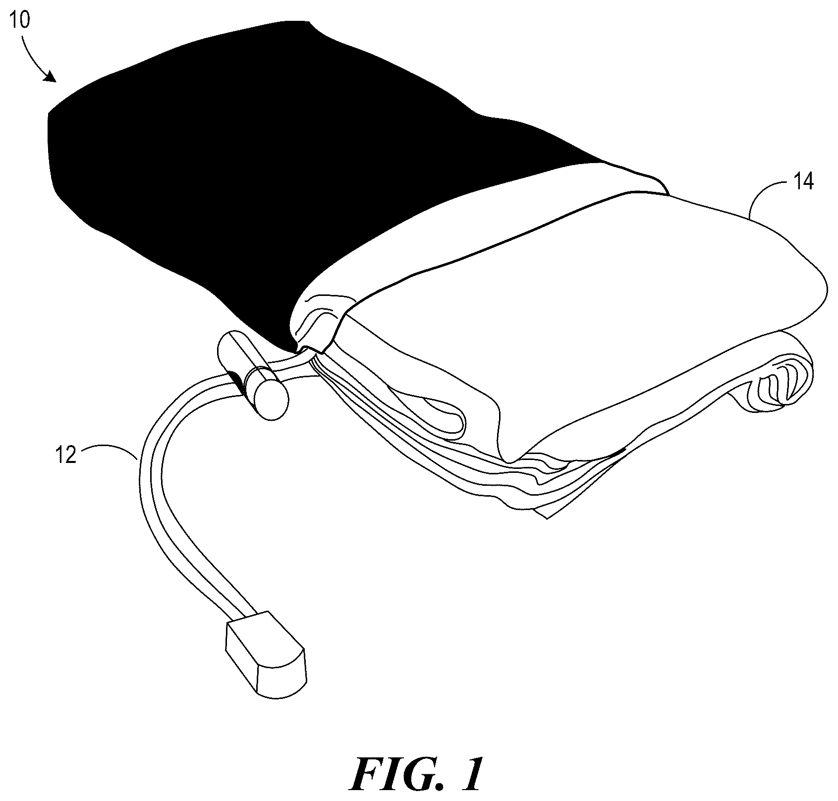 Patent US12137844 — Insulated antibacterial pouch — Figure 1