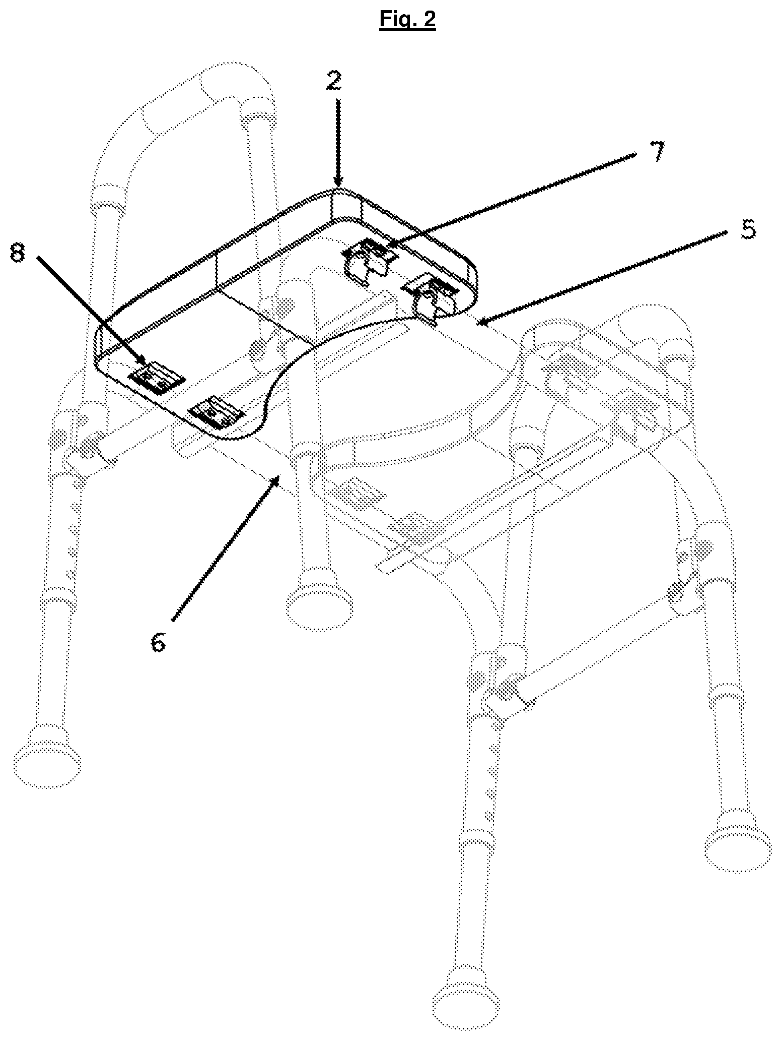 Patent US12137846 Figure 2 – Toilet seat