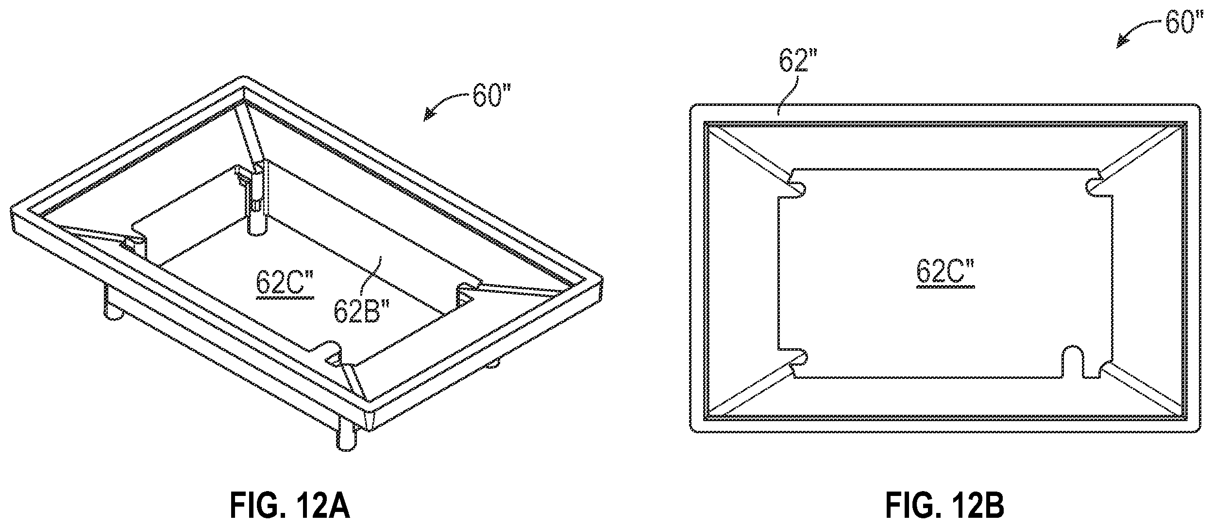 Patent US12137848 Figure 12 – Bathing installation user interface panel with large active display area