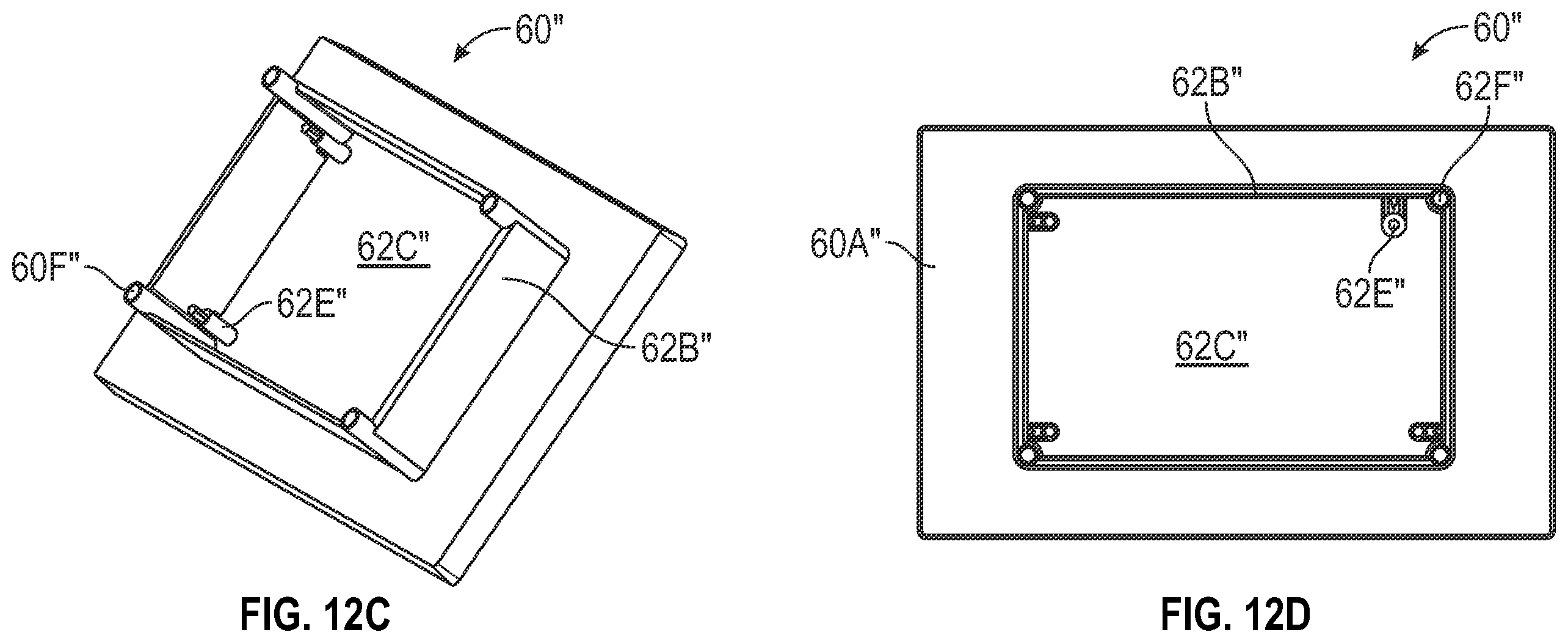 Patent US12137848 Figure 13 – Bathing installation user interface panel with large active display area
