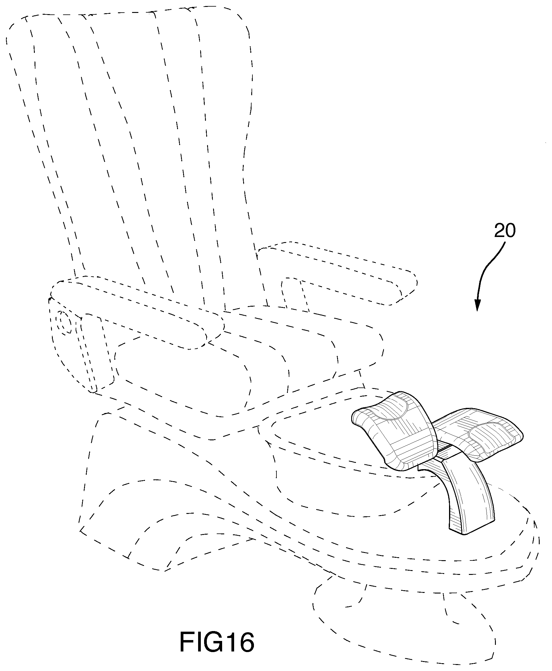 Patent US12137849 Figure 16 – Multi position foot rest
