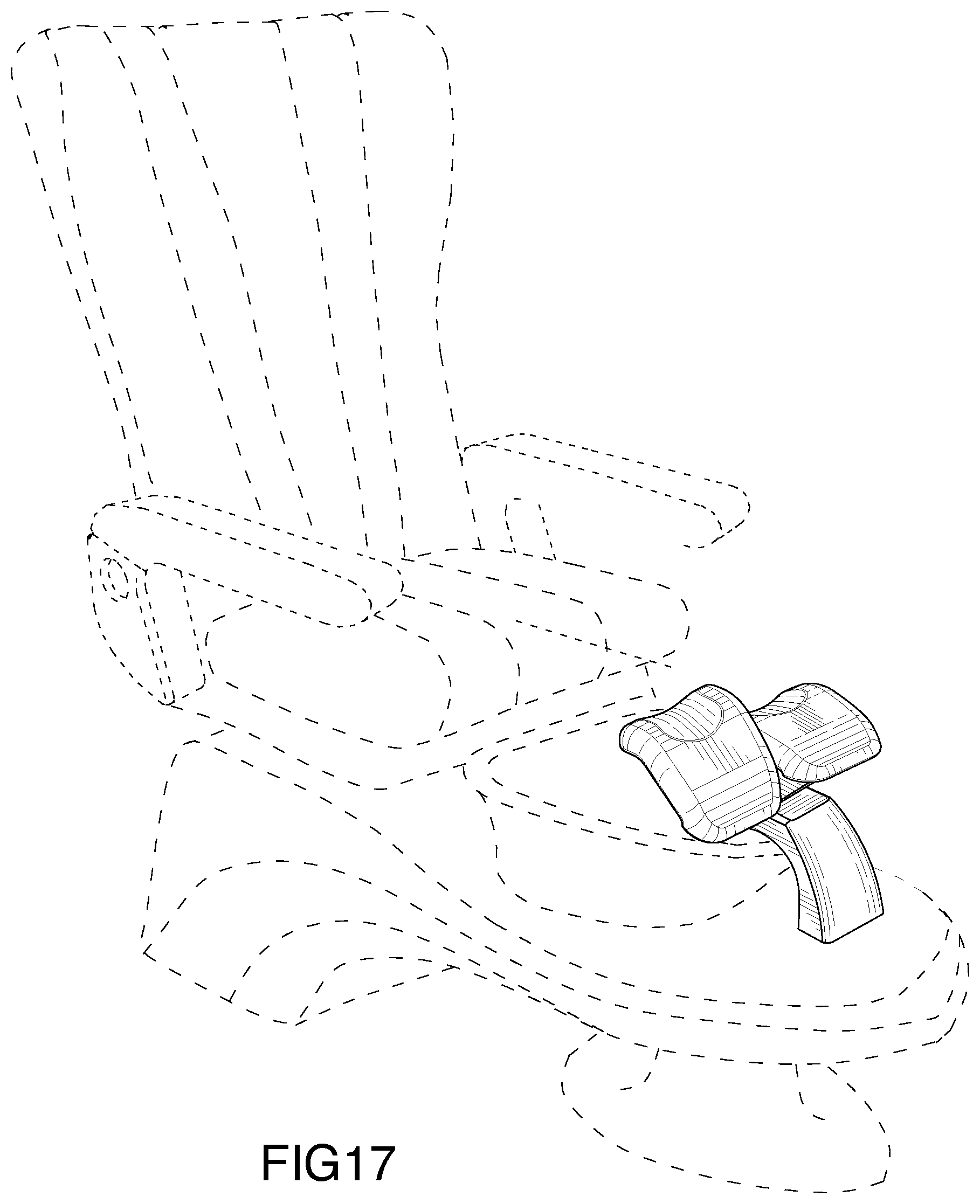 Patent US12137849 Figure 17 – Multi position foot rest