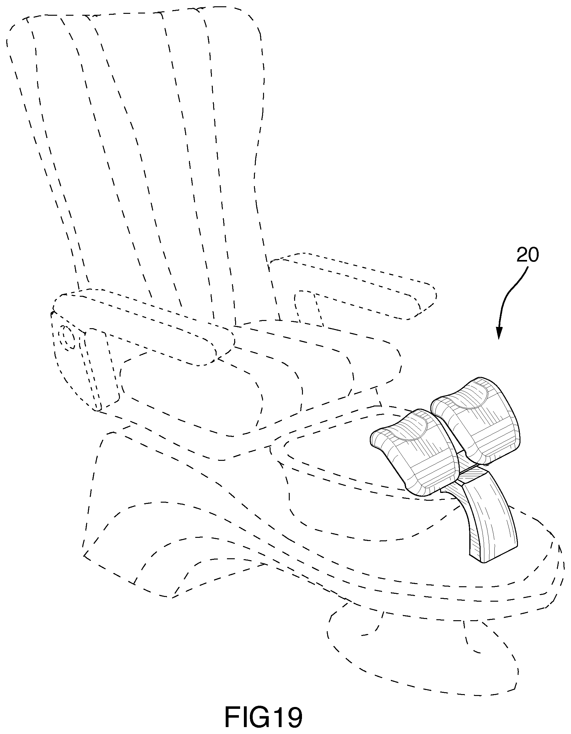 Patent US12137849 Figure 19 – Multi position foot rest