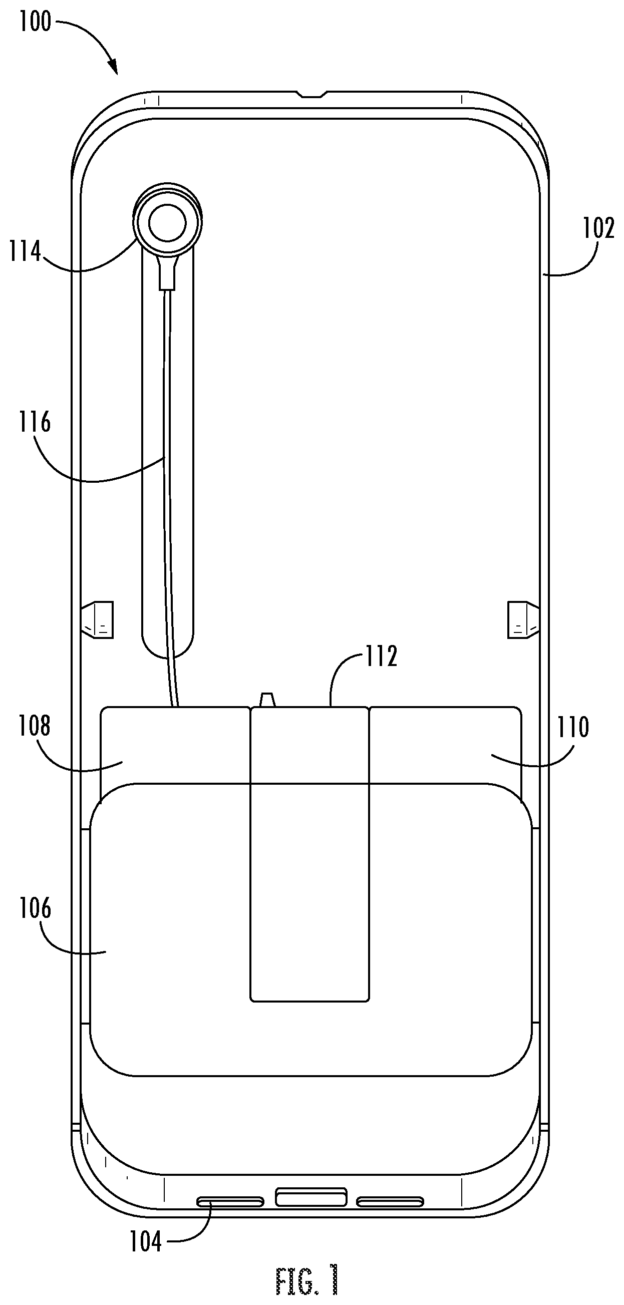 Patent US12137850 Figure 1 – Water delivery integrated shower seat