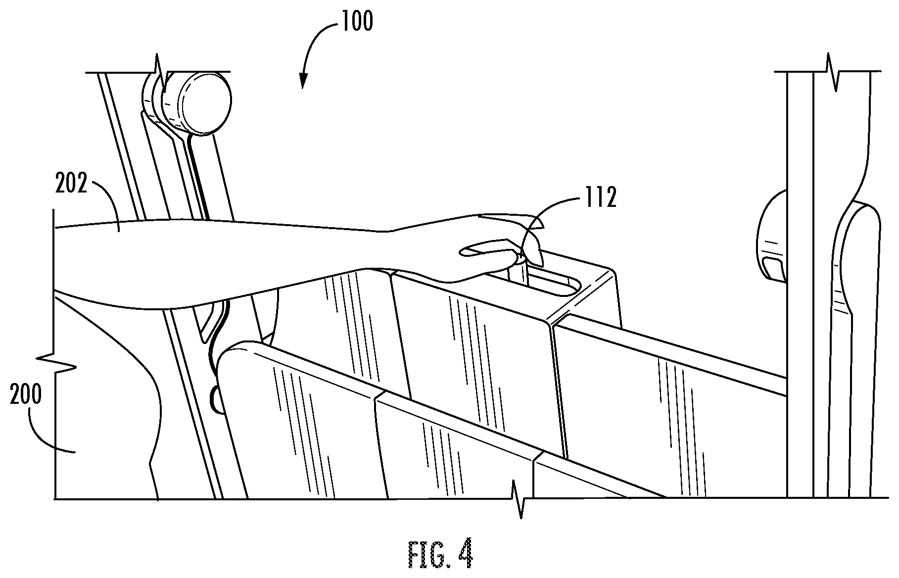 Patent US12137850 Figure 4 – Water delivery integrated shower seat